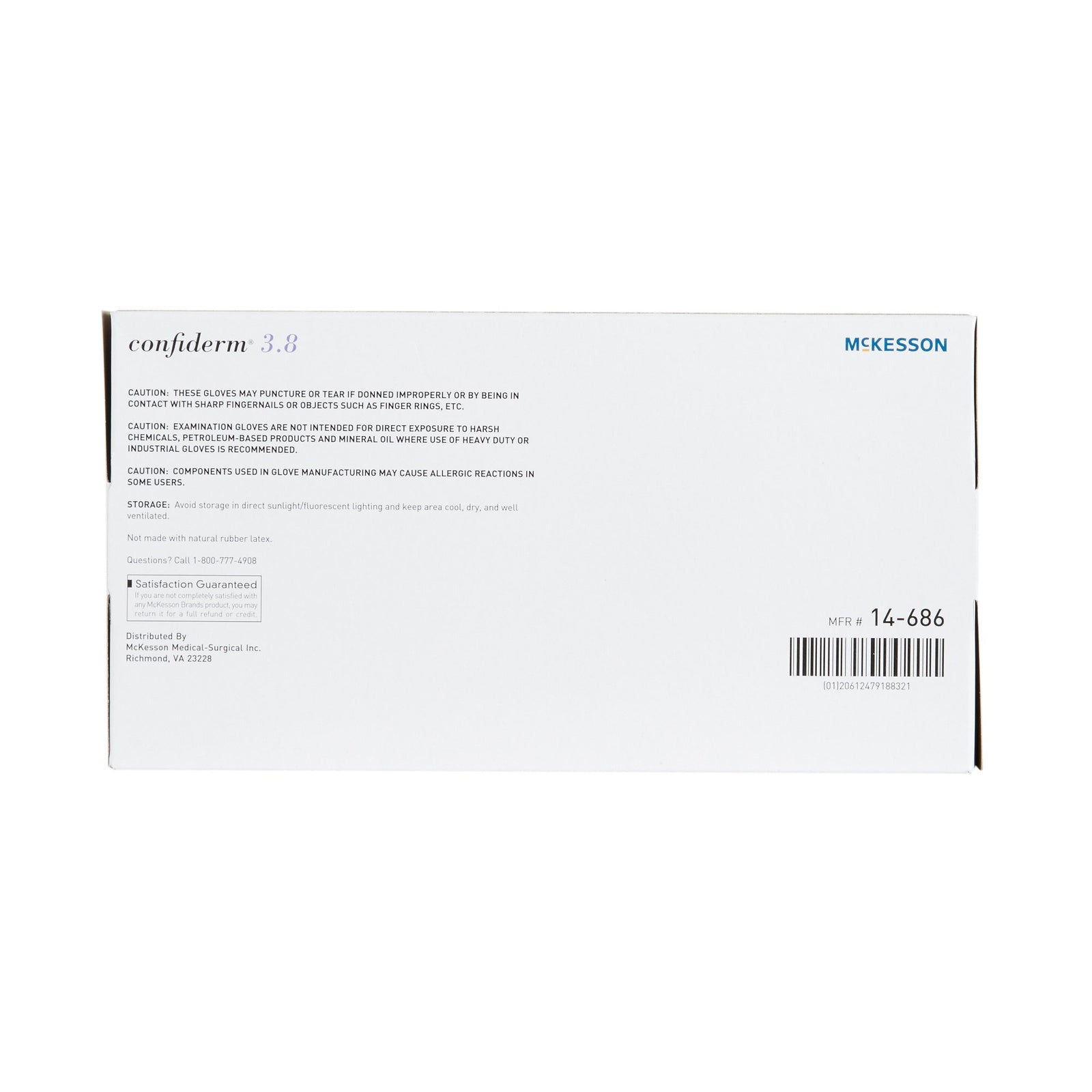 McKesson Confiderm 3.8 Nitrile Exam Glove