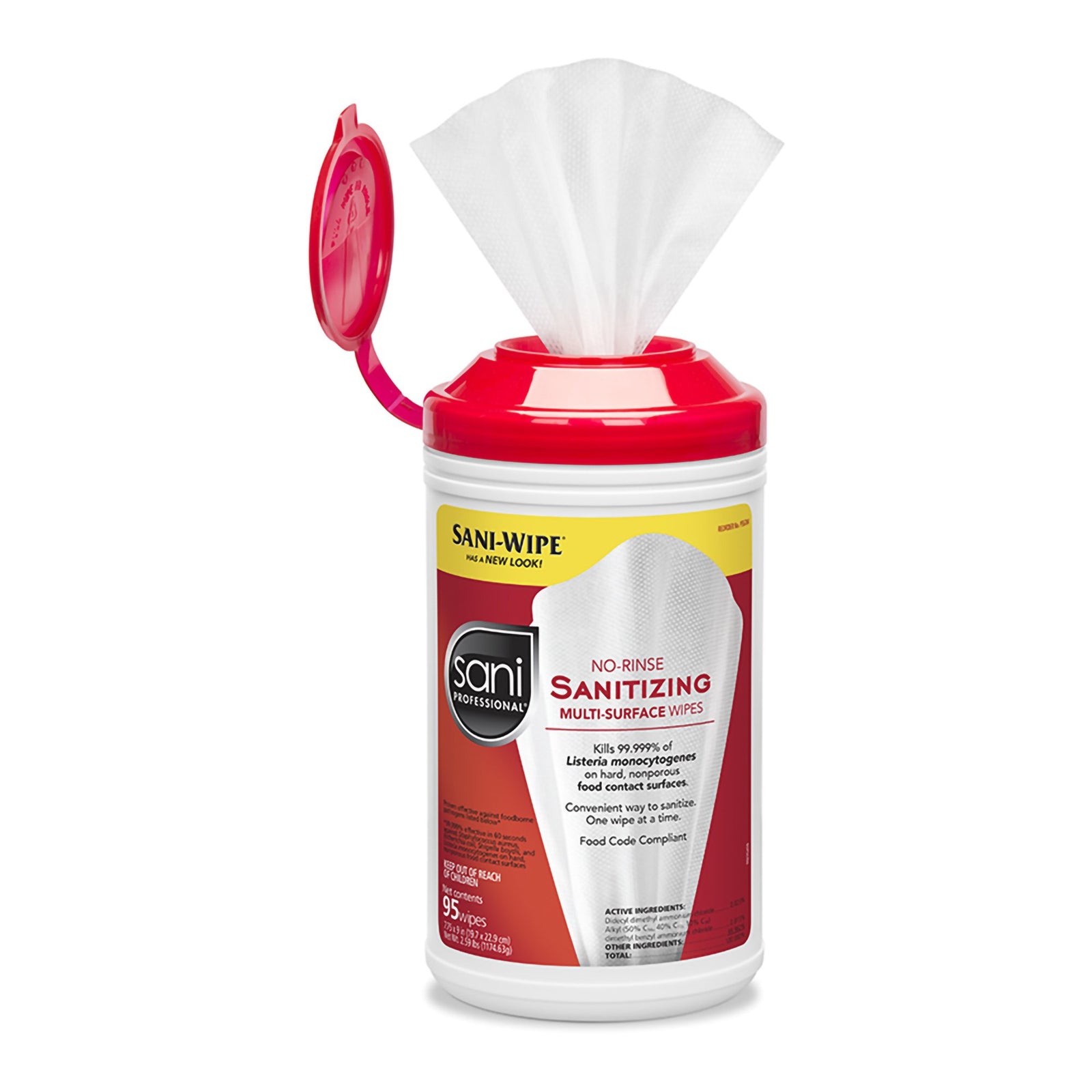 Sani Professional No-Rinse Sanitizing Multi-Surface Wipes