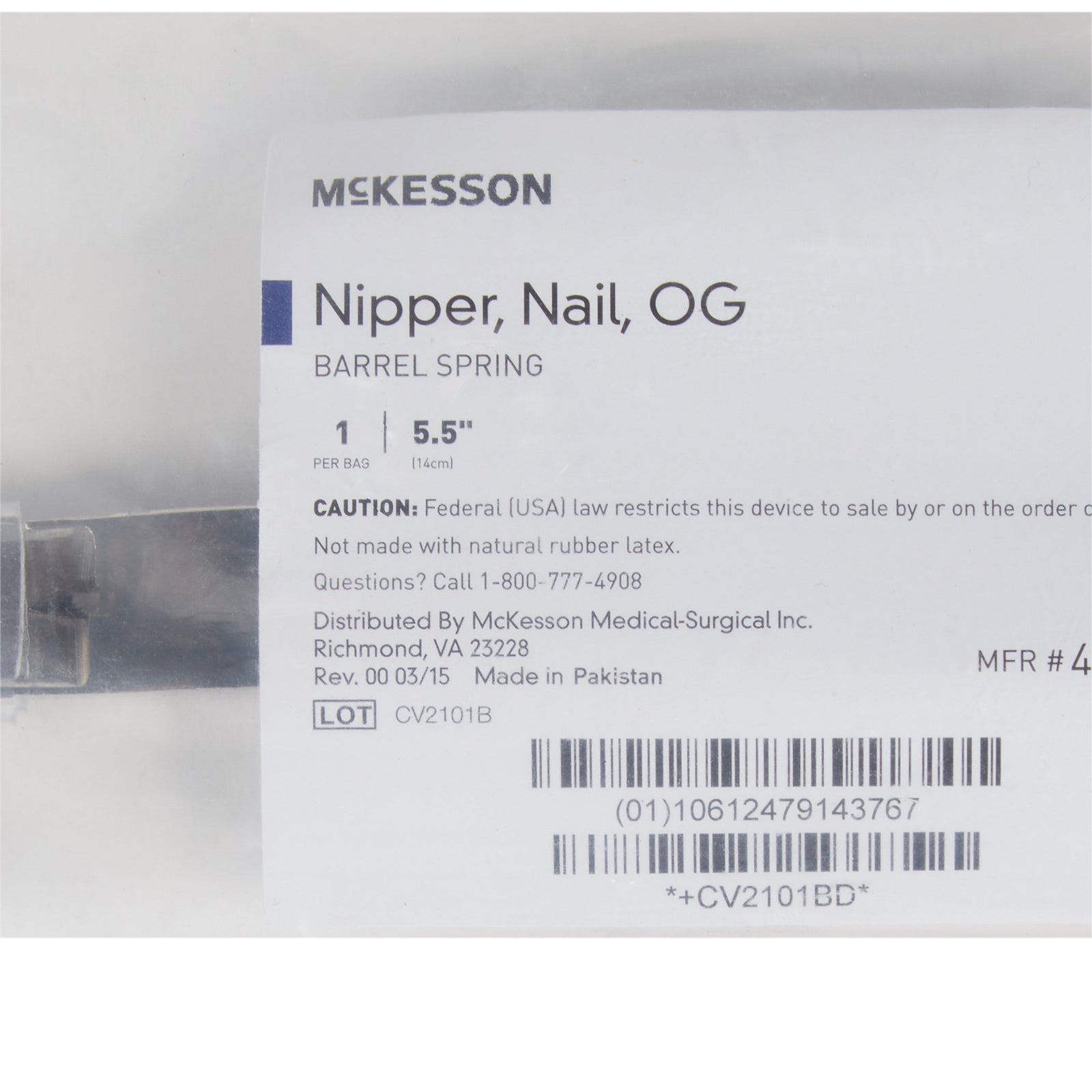 McKesson Performance Nail Nipper