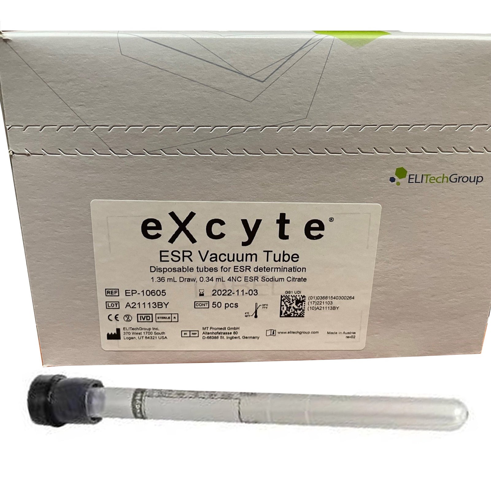 Excyte Vacuum Glass Tube