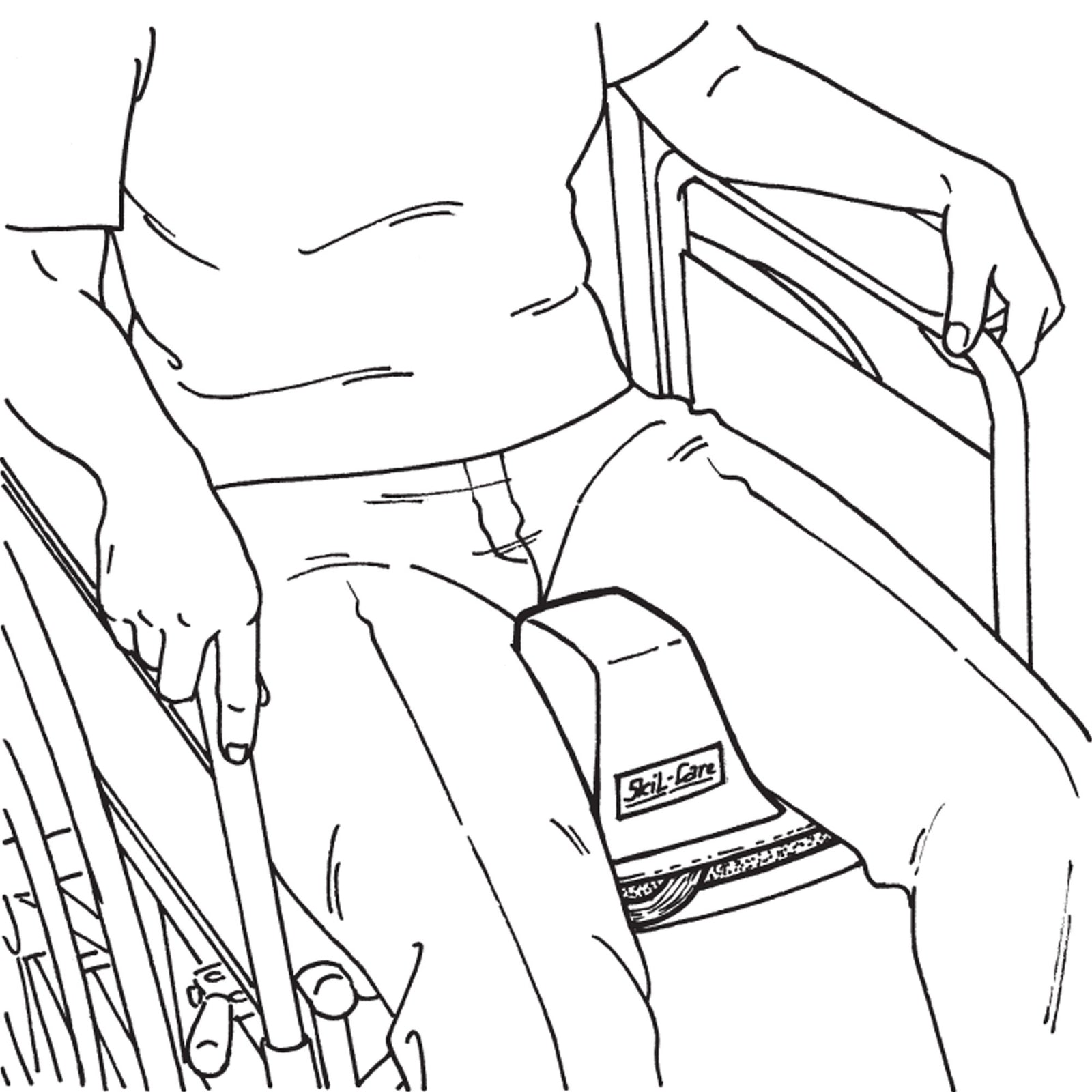 Skil-Care Wheelchair Slider Pommel