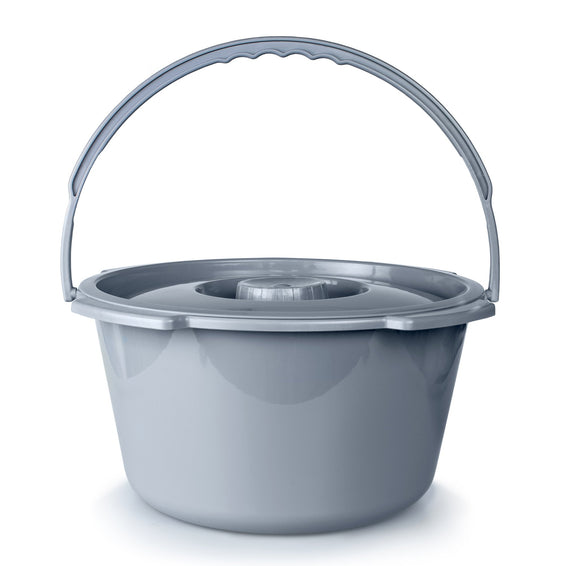 McKesson Commode Bucket With Metal Handle And Cover