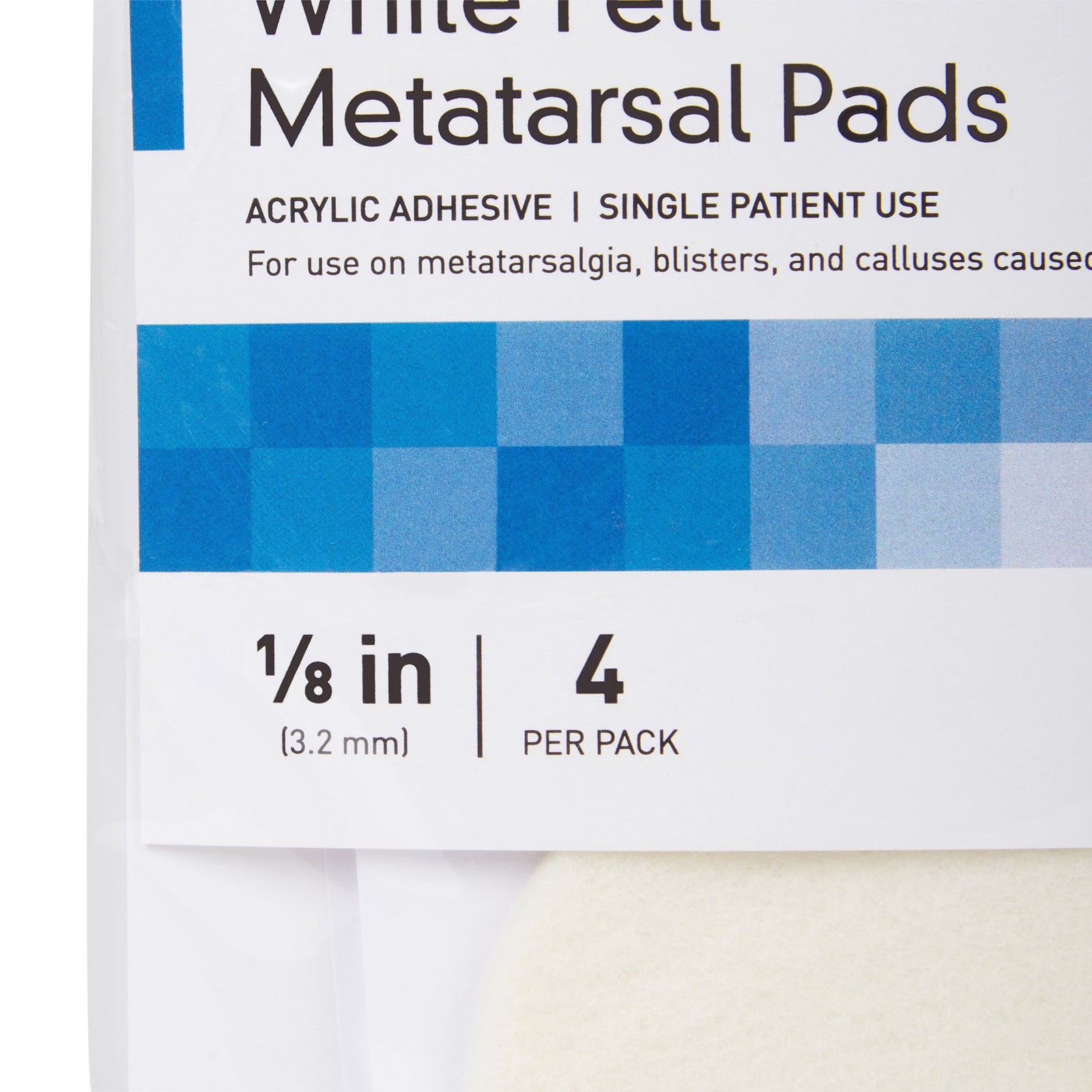 McKesson Pedi-Pads Metatarsal Cushion