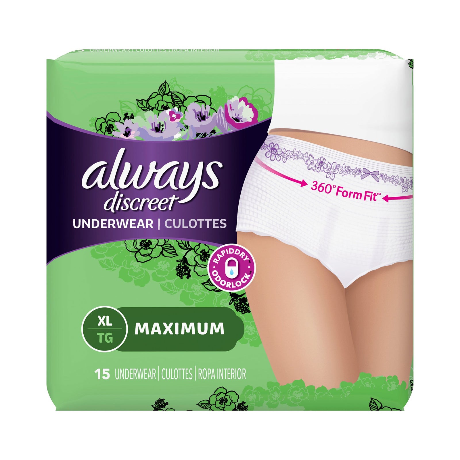 Always Discreet Underwear for Women