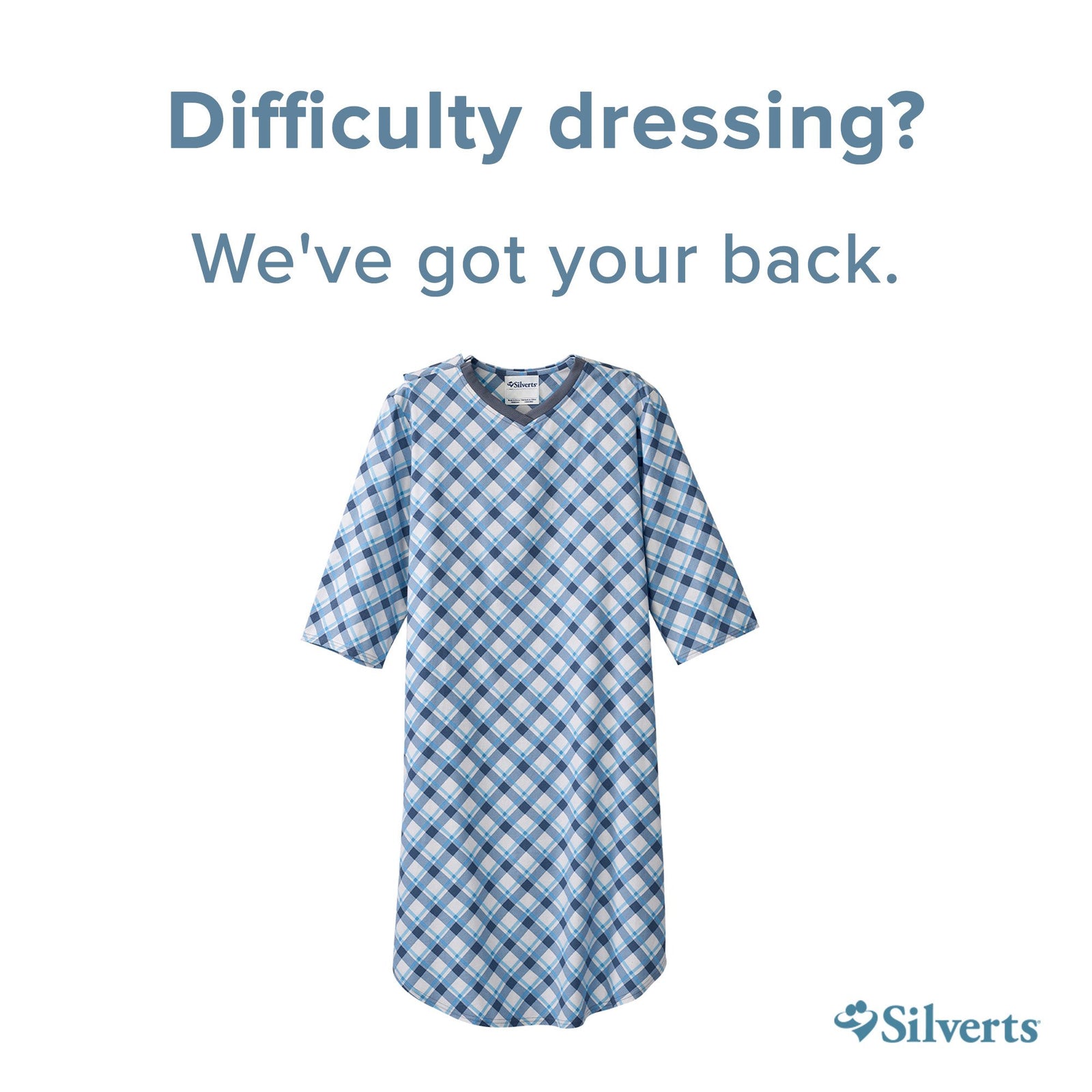 Silverts Patient Exam Gown