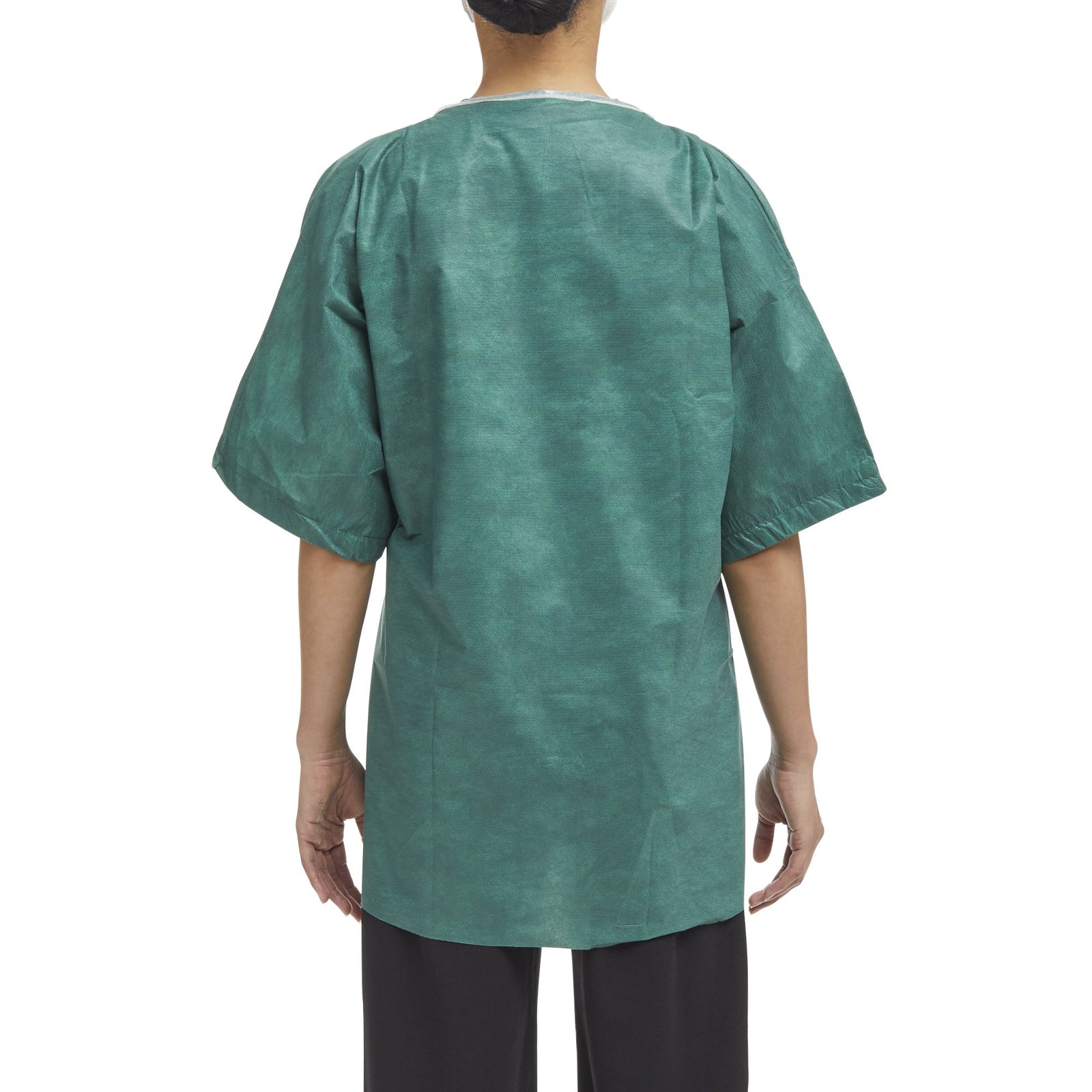 Scrub Shirt X-Large Green Without Pockets Short Sleeve Unisex