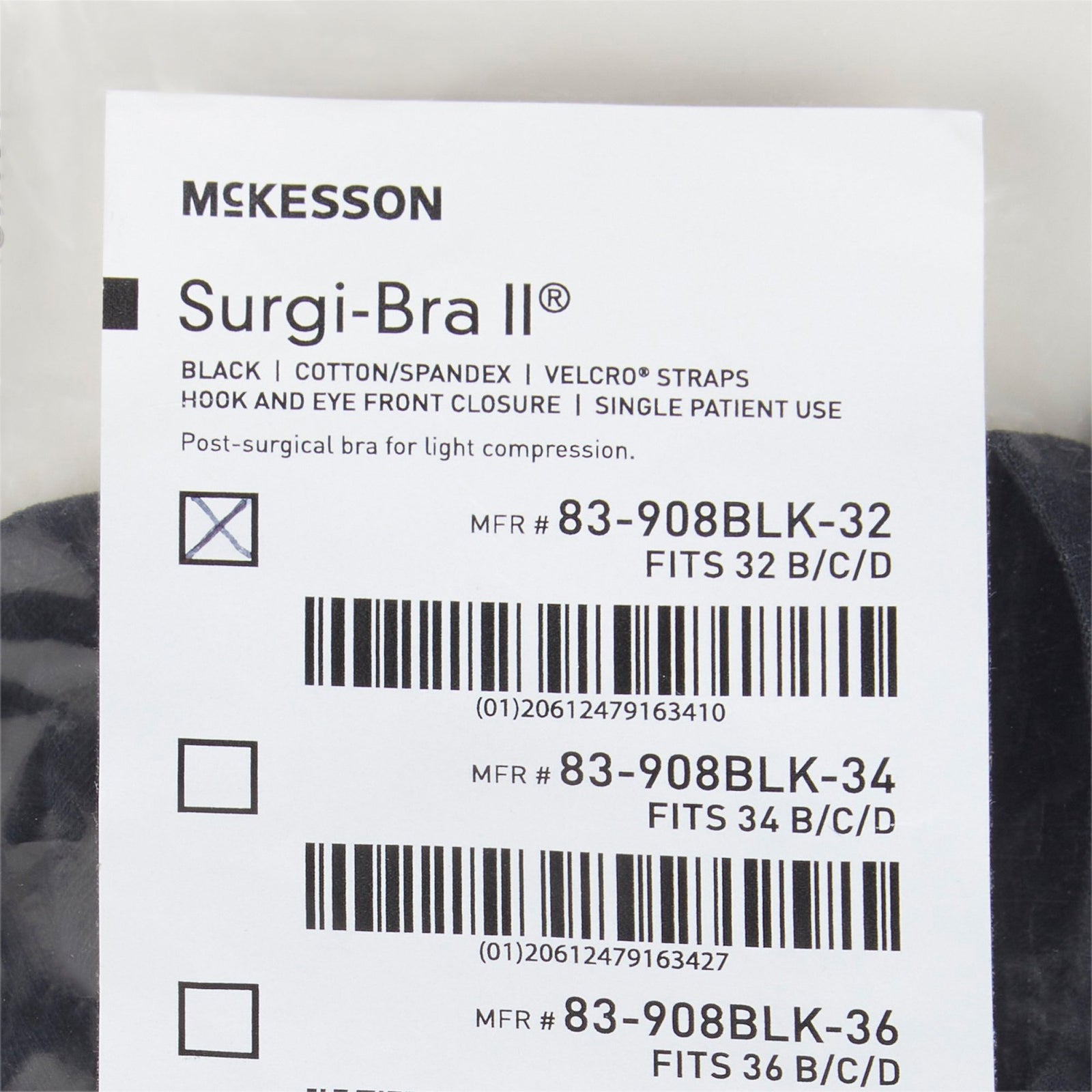 McKesson Post-Surgical Bra