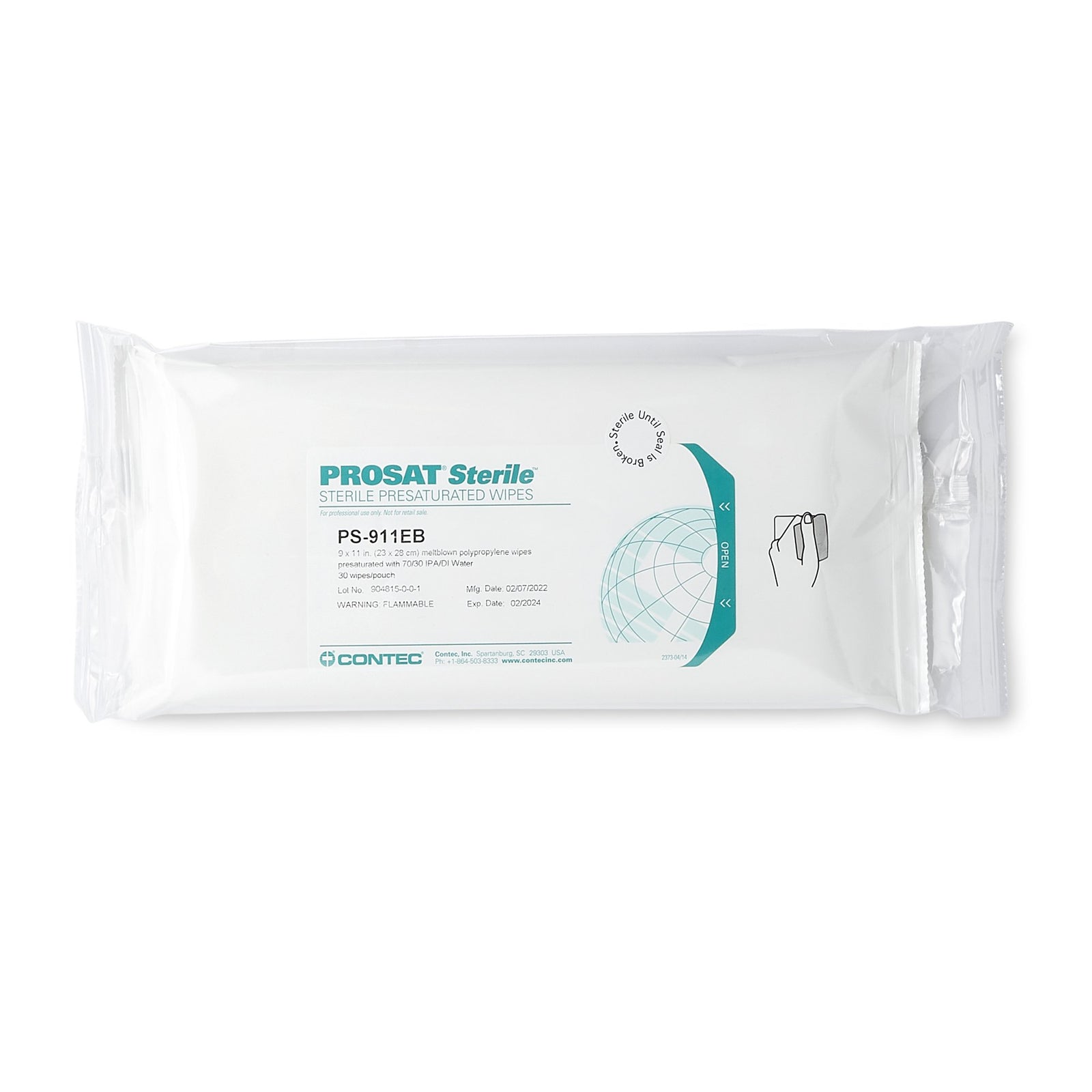 PROSAT Sterile Presaturated Wipes