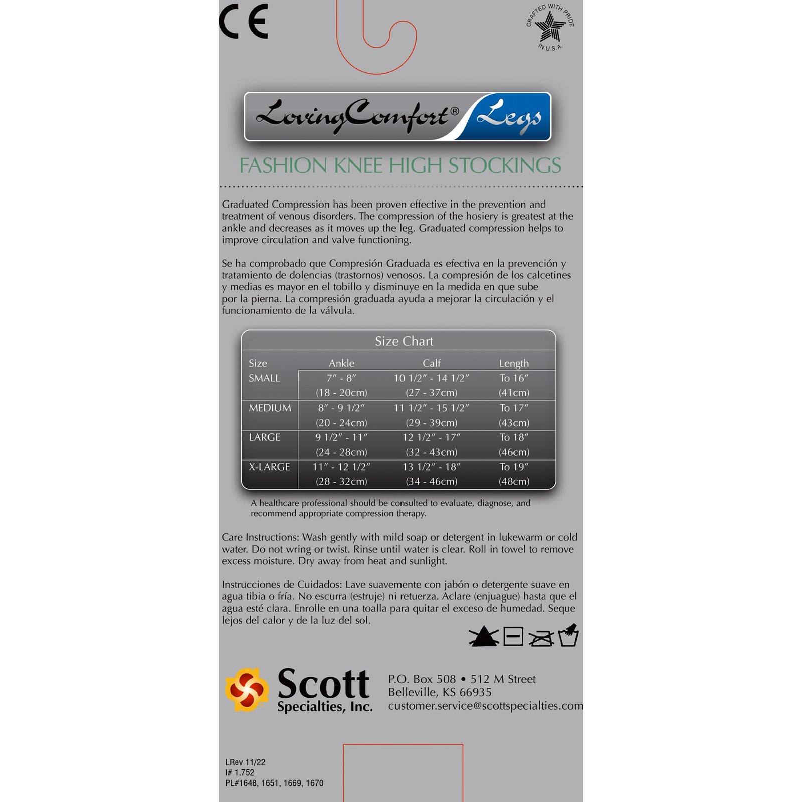 Loving Comfort Mild Anti-Embolism Knee-High Stockings