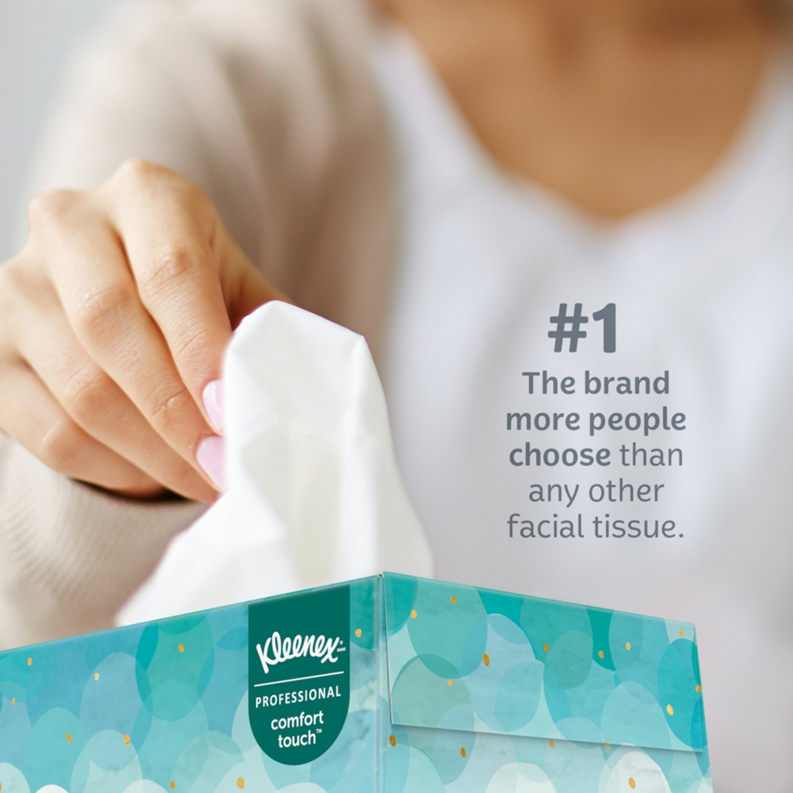 Kleenex Junior White 48-Ct Facial Tissues 4-3/4x5-3/4in