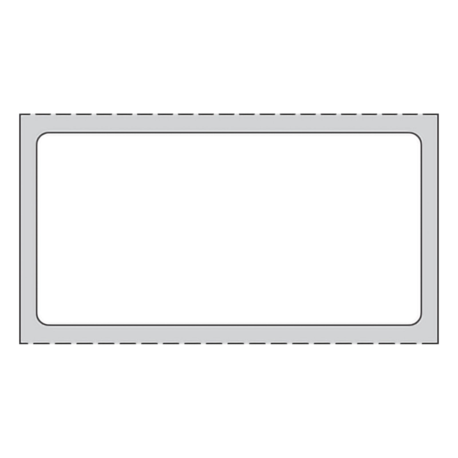 Blank Label Thermal Label White Paper 1 X 2 Inch
