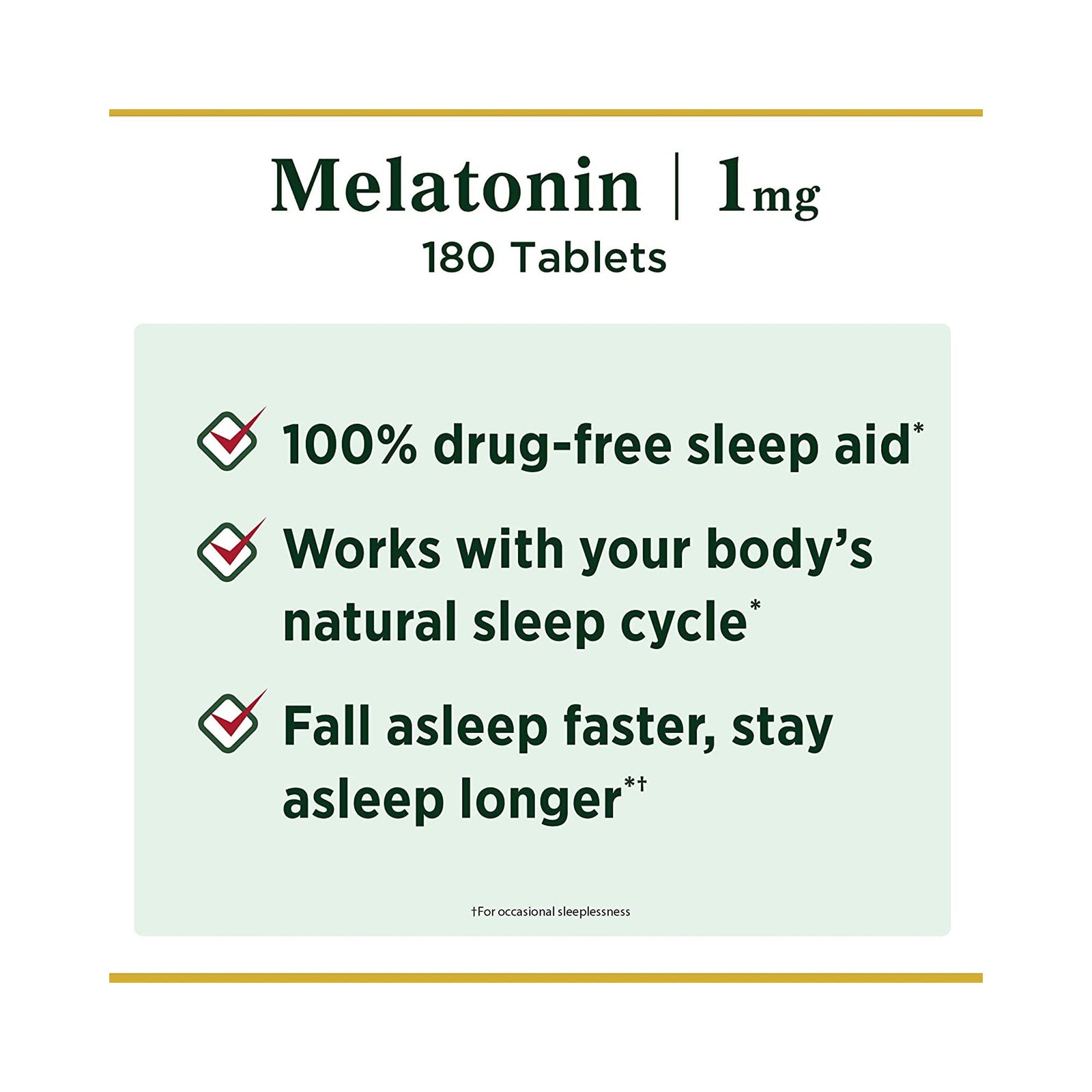 US Nutrition Natures Bounty Melatonin Sleep Health Supplement