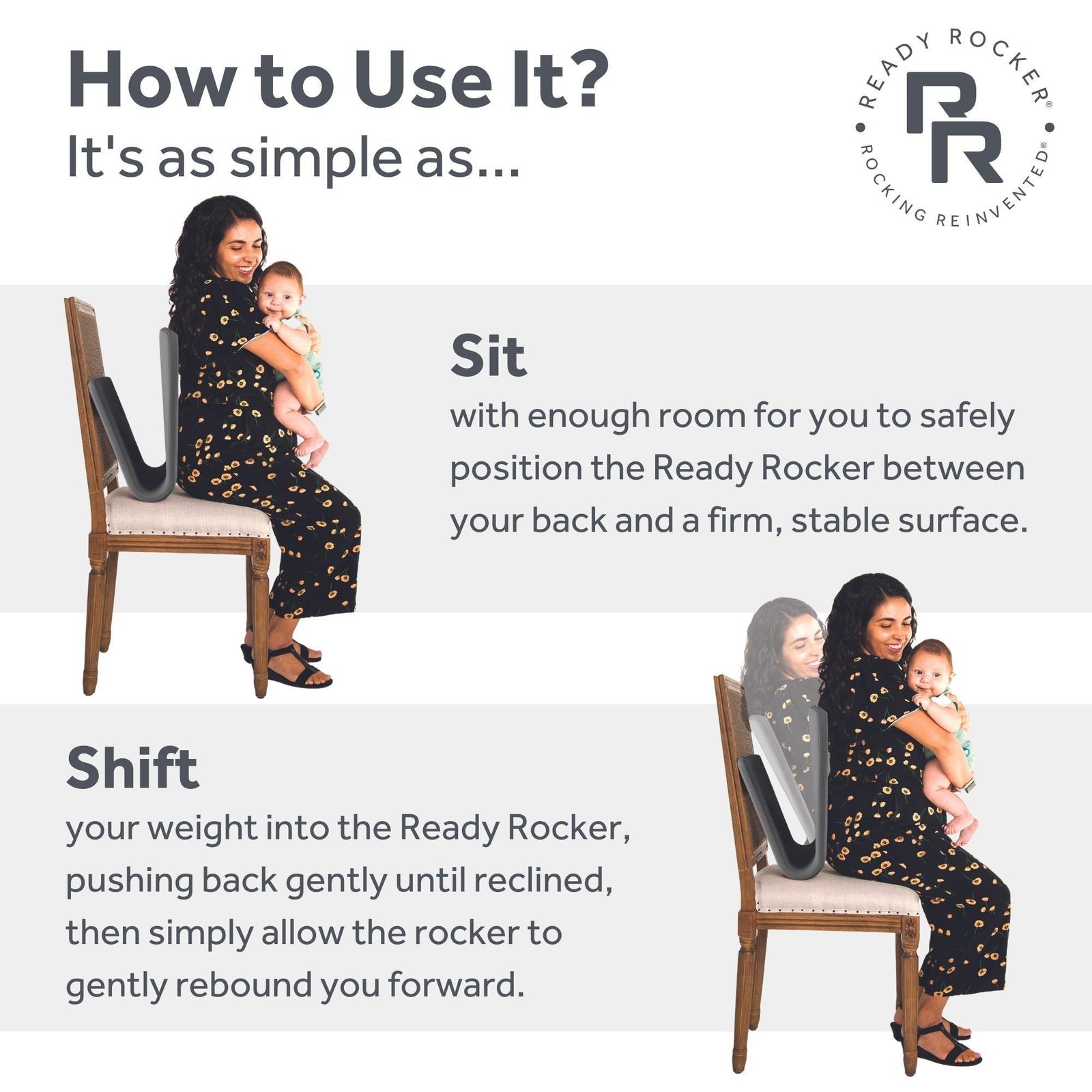 Ready Rocker Lumbar Support Seat Rocker