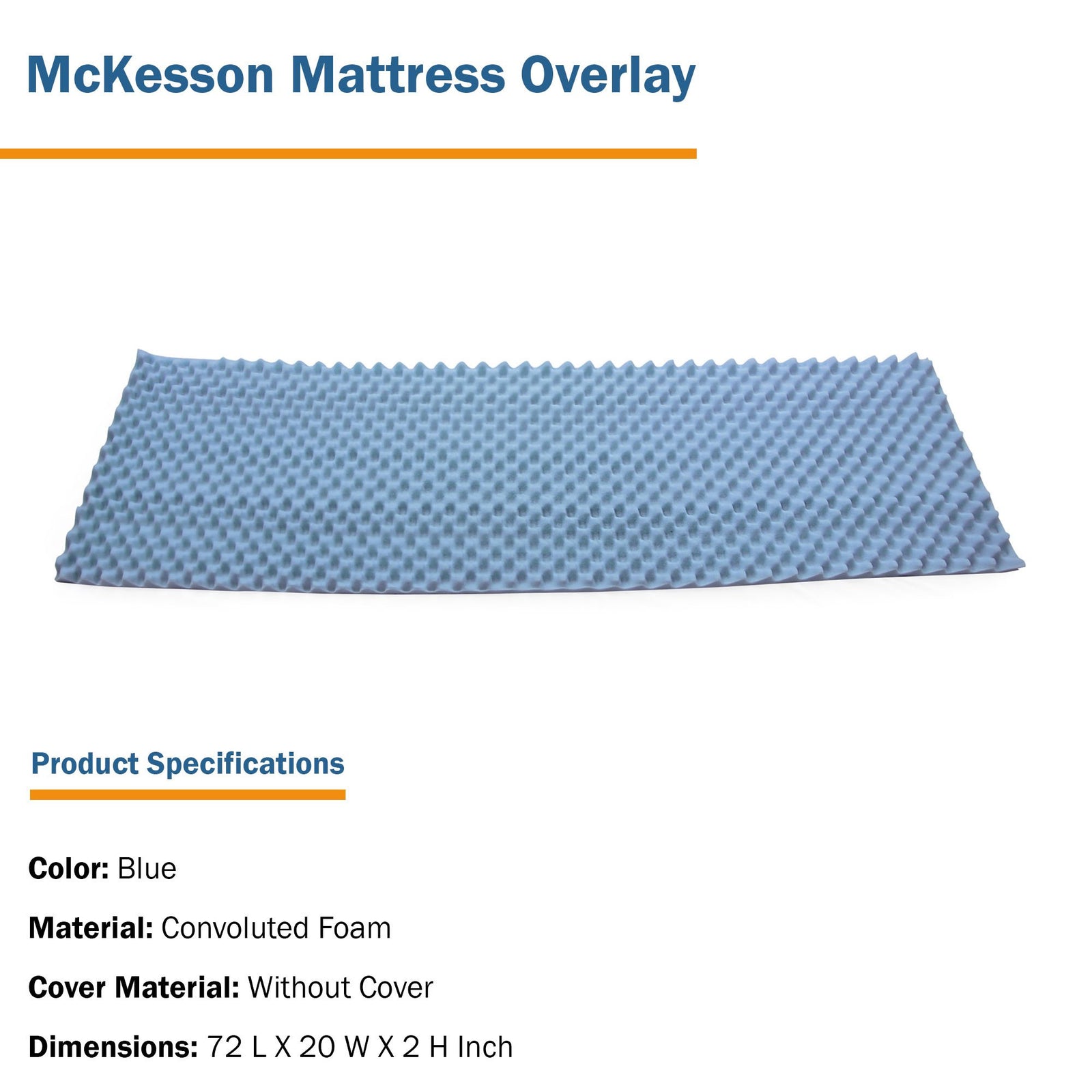 McKesson Mattress Overlay
