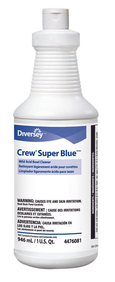 Diversey Crew Super Blue Mild Acid Bowl Cleaner
