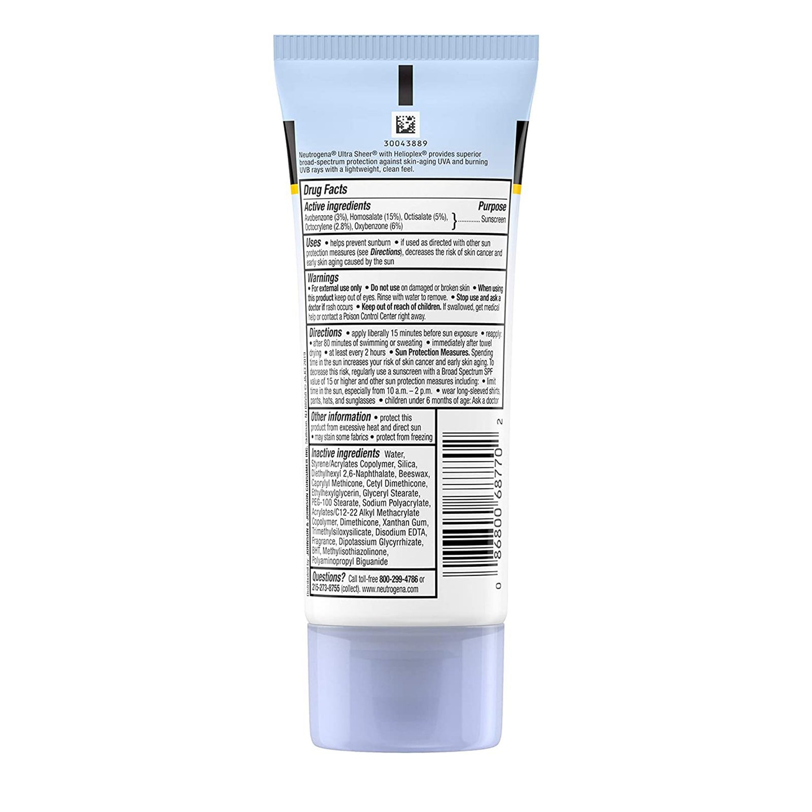 Neutrogena Ultra Sheer Sunblock