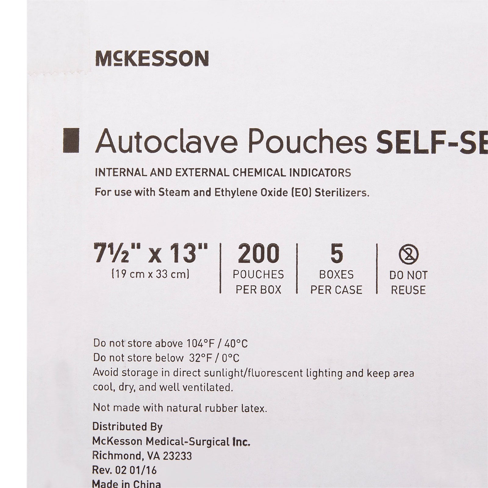 McKesson Sterilization Pouch