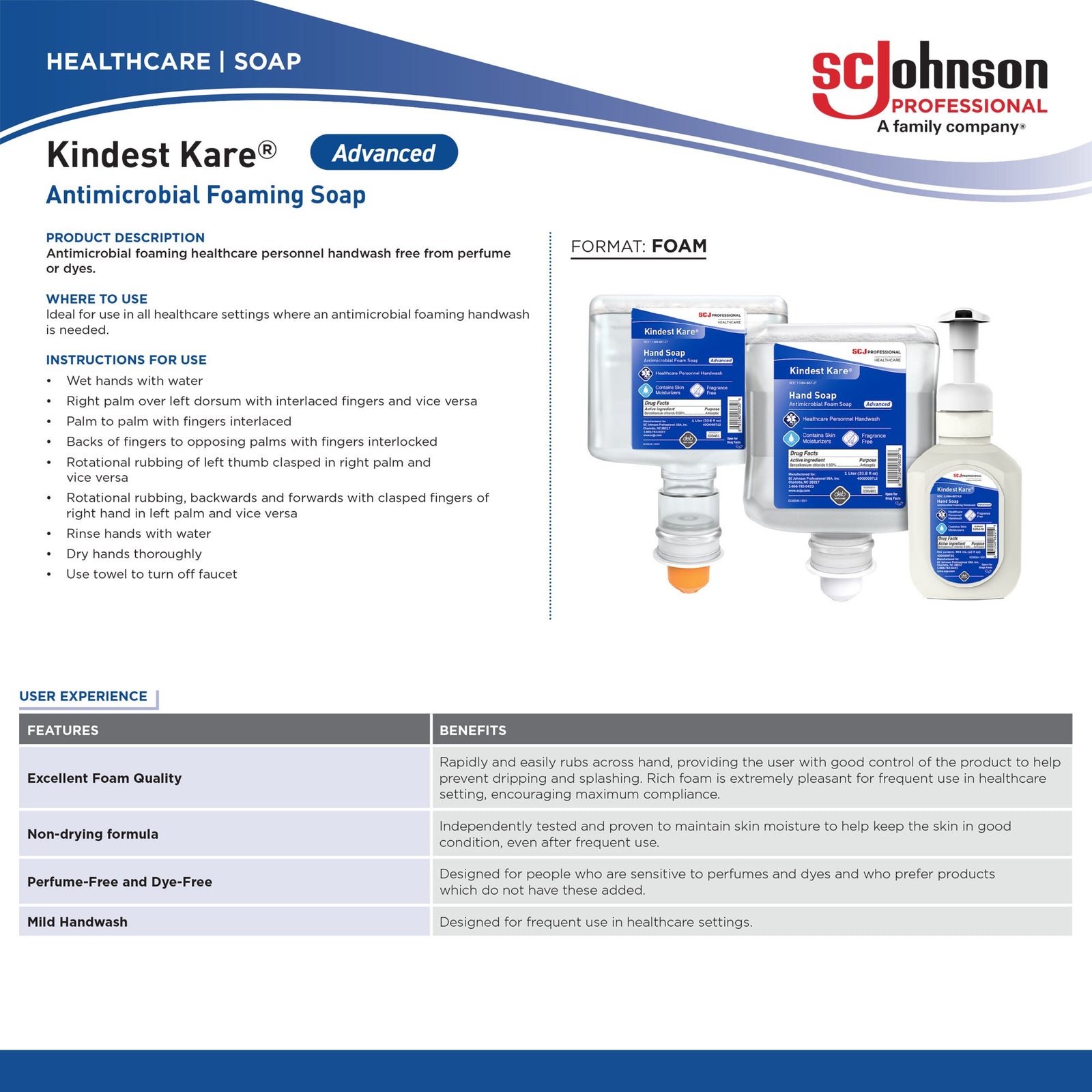 Kindest Kare Advanced Antimicrobial Soap