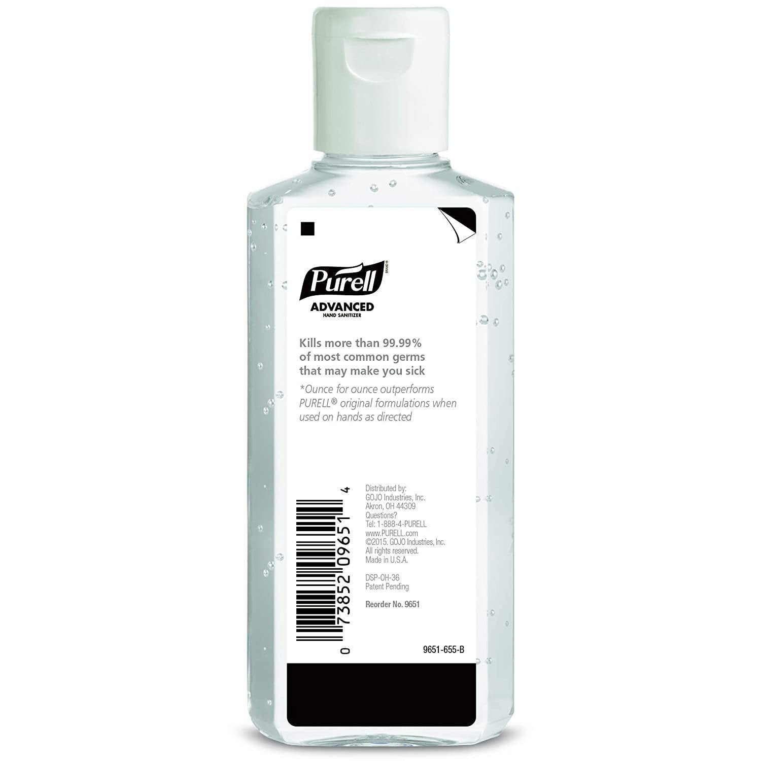 Purell Advanced Hand Sanitizer Refreshing Gel