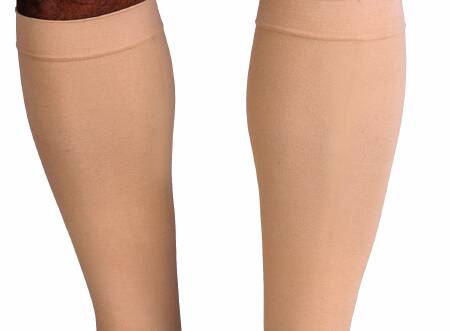 JOBST Relief Knee-High Closed-Toe Compression Stockings 20-30 mmHg, Beige