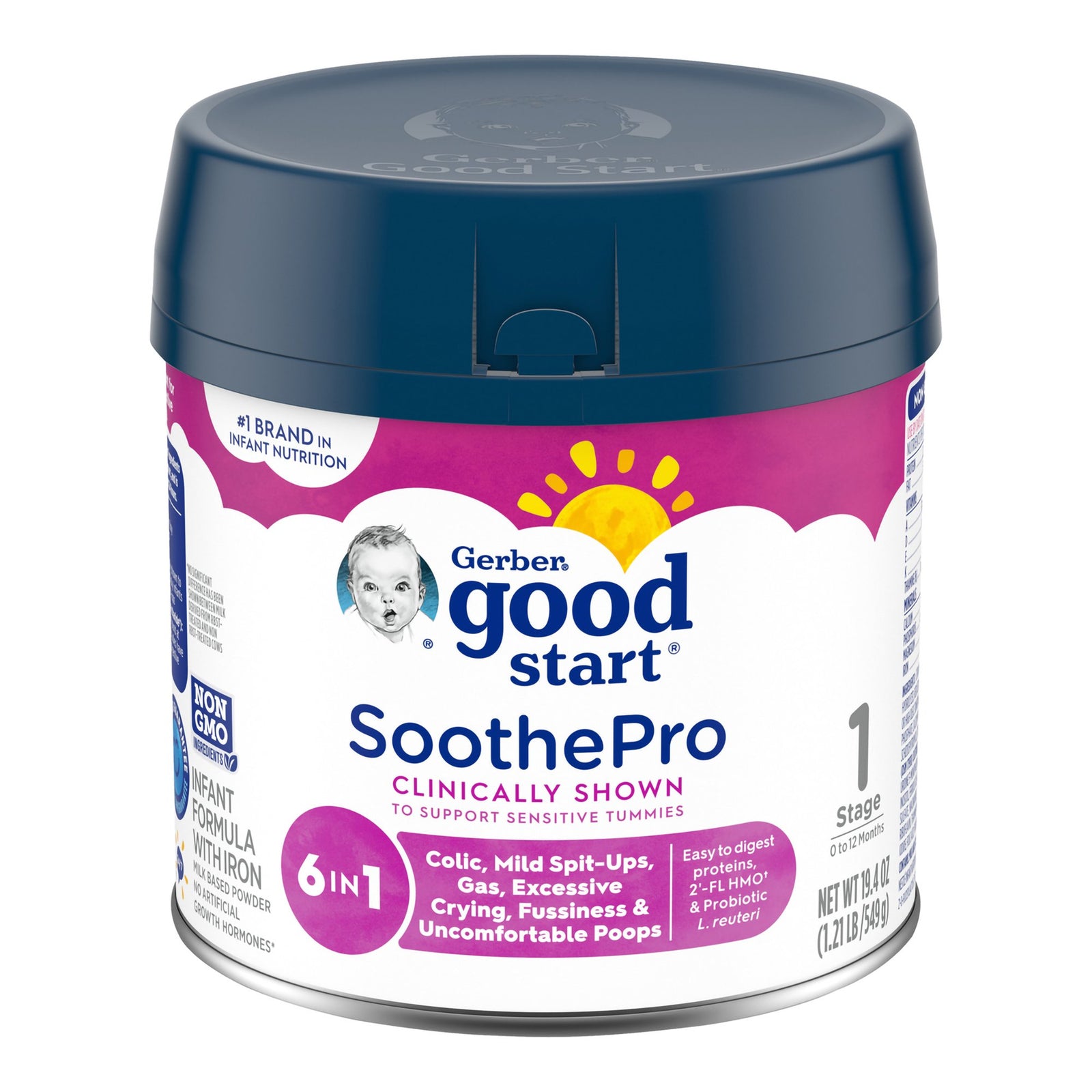 Gerber® Good Start® SoothePro Powder Infant Formula, 19.4 oz. Canister