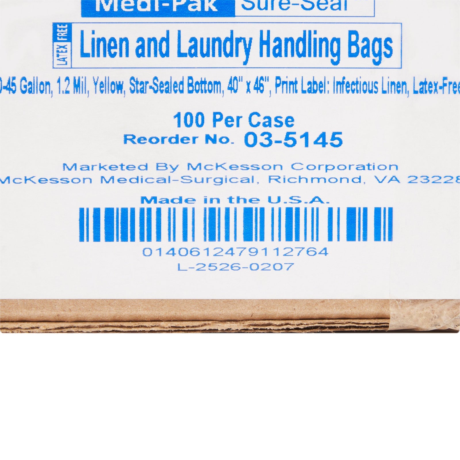 McKesson Biohazard Laundry Bag