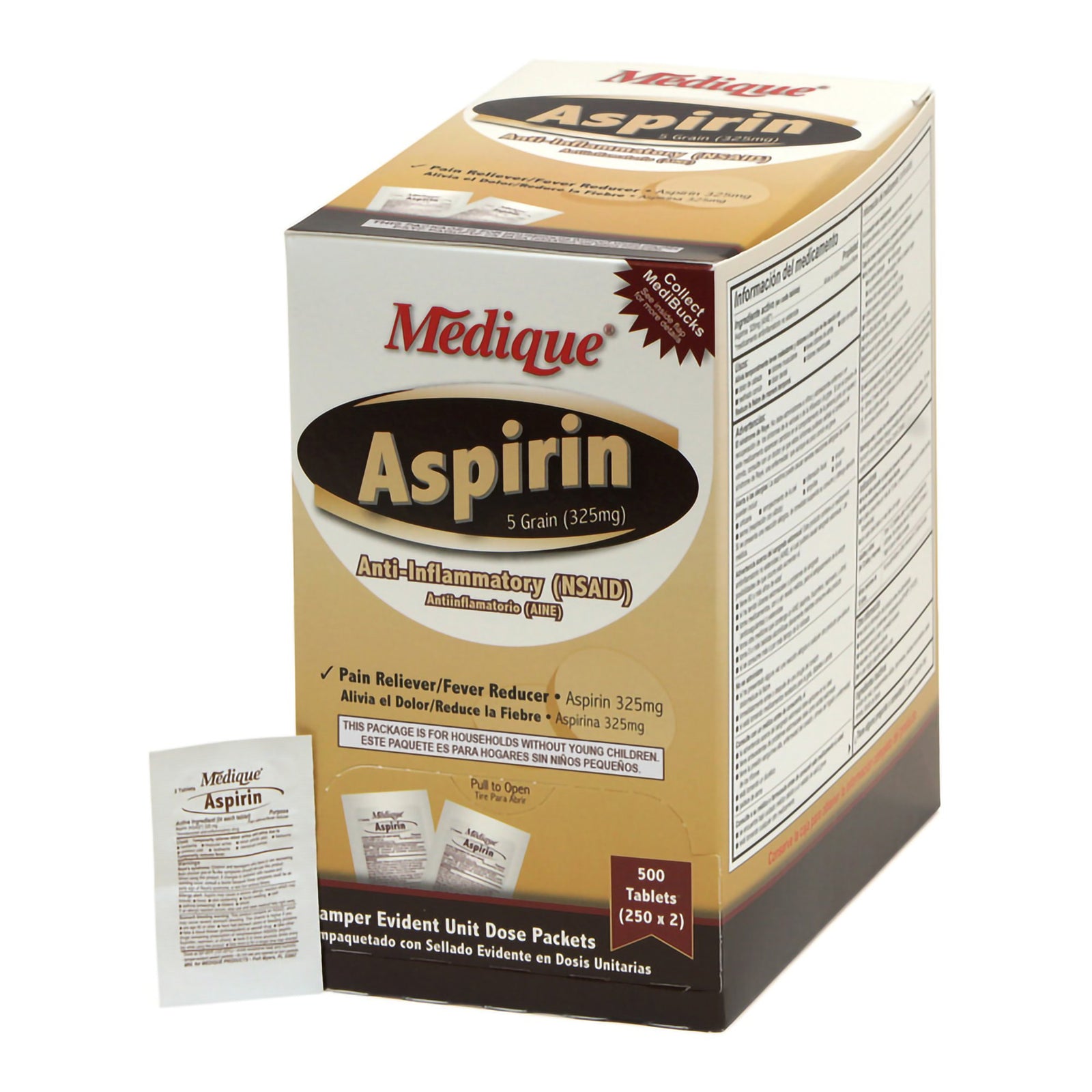 Medique APA Non-Aspirin Tablets Pain Reliever/Fever Reducer