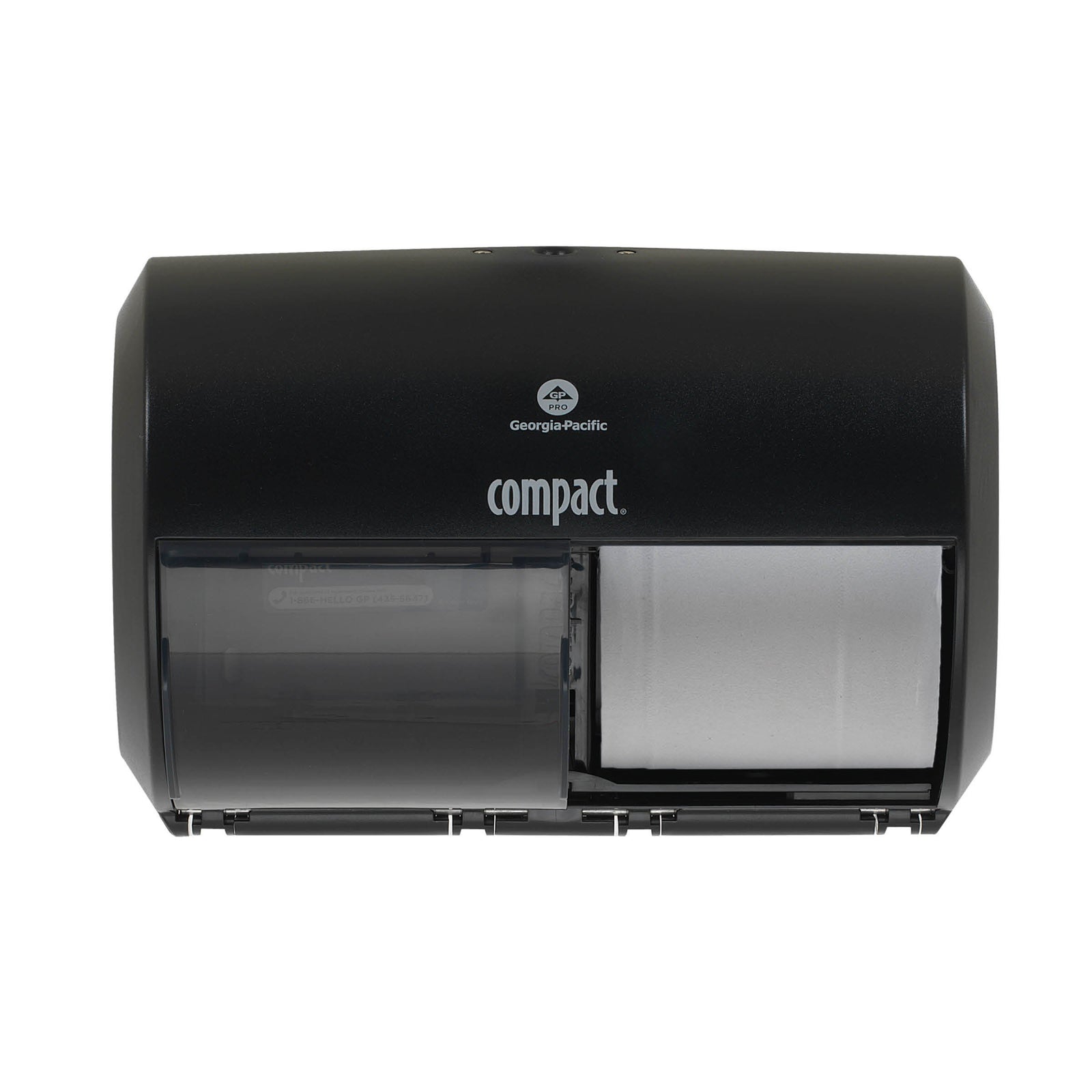 Compact 2-Roll Side-by-Side Toilet Tissue Dispenser