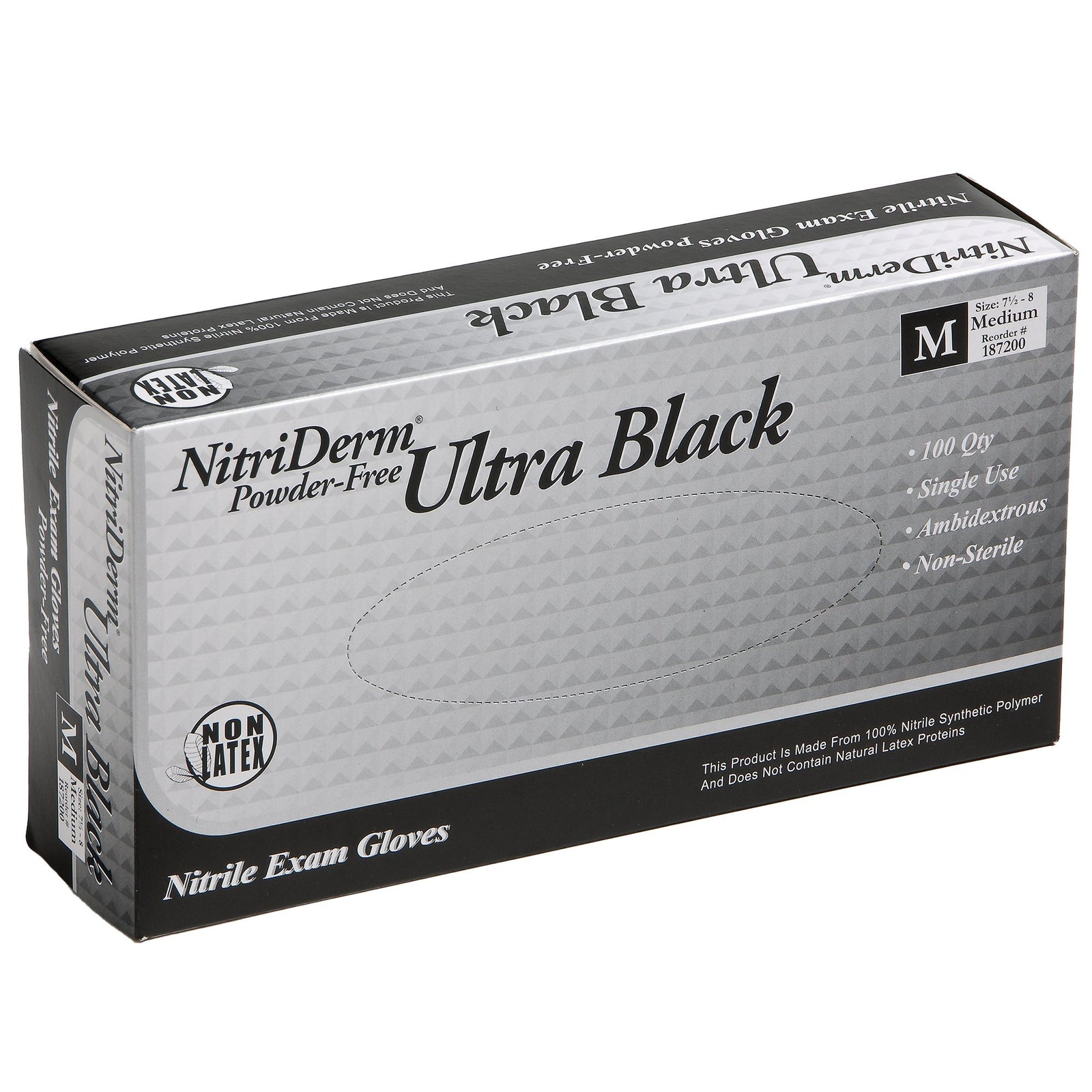 NitriDerm Ultra Black Exam Glove