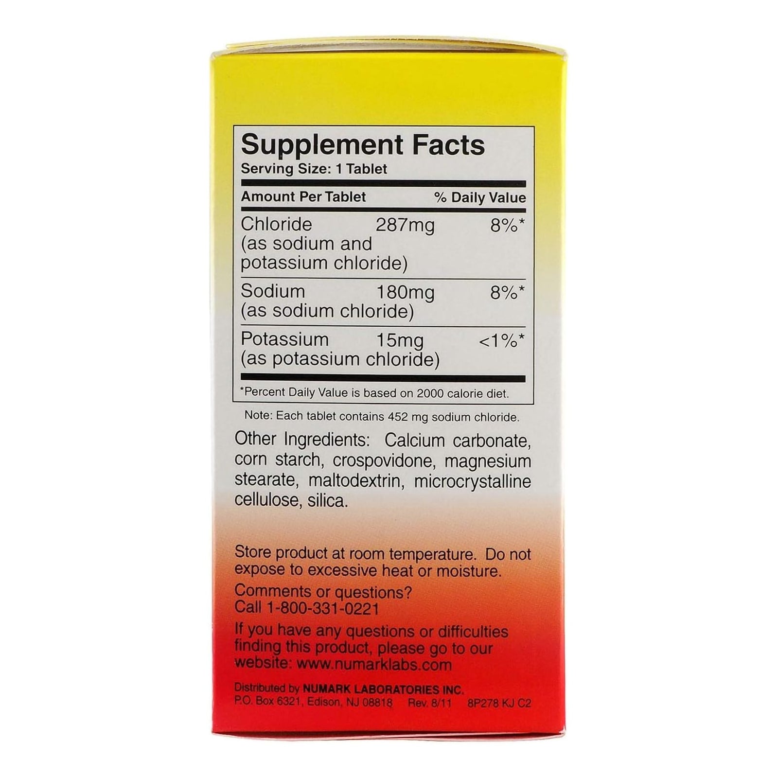 Thermotabs Sodium Chloride Supplement