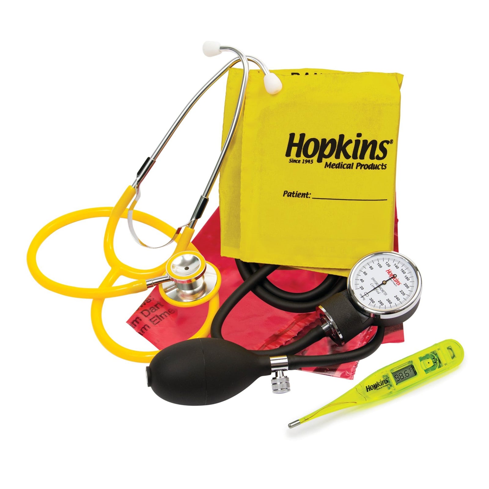 ISO Single Patient Use Vital Signs Kit With Thermometer