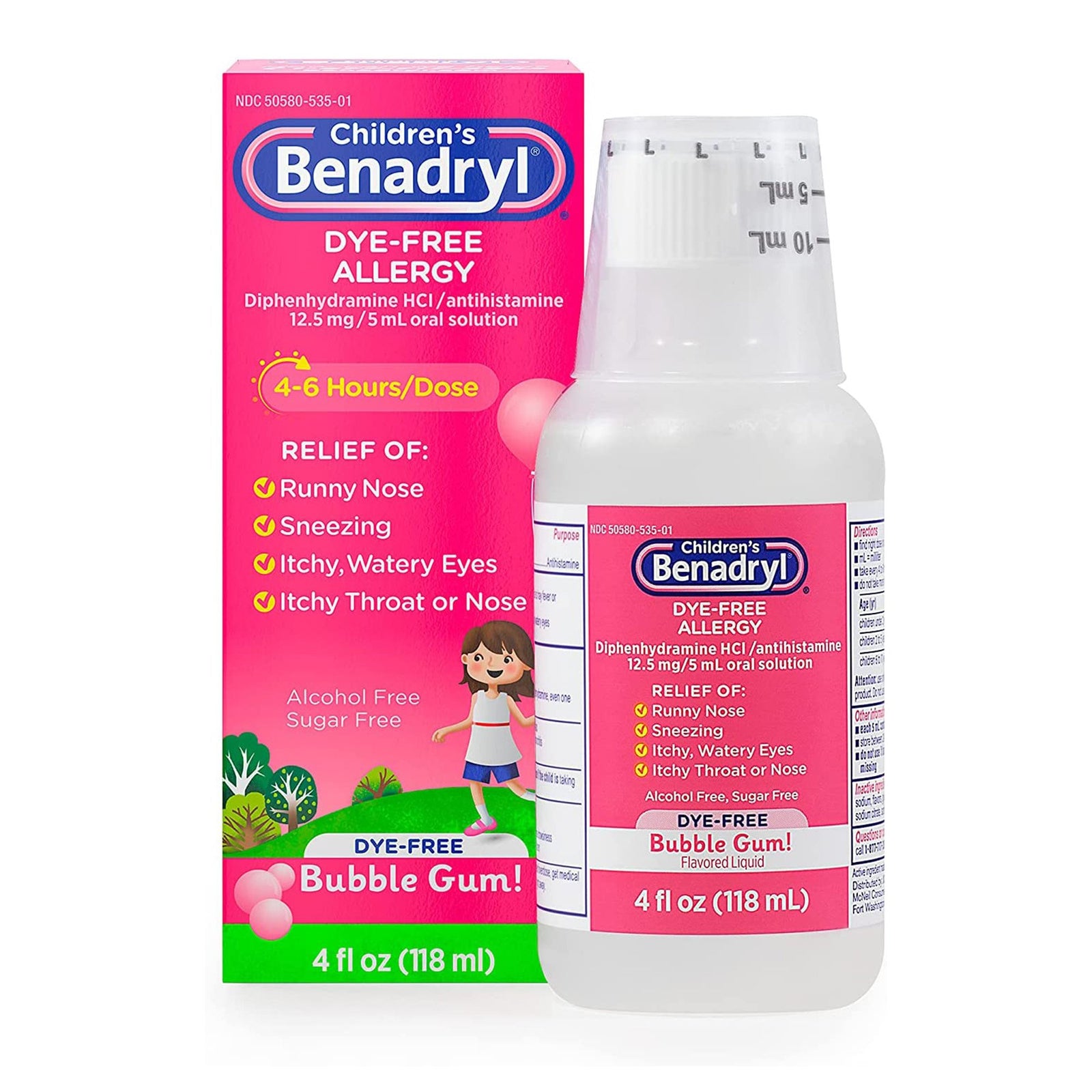 Children's Benadryl Diphenhydramine Children's Allergy Relief