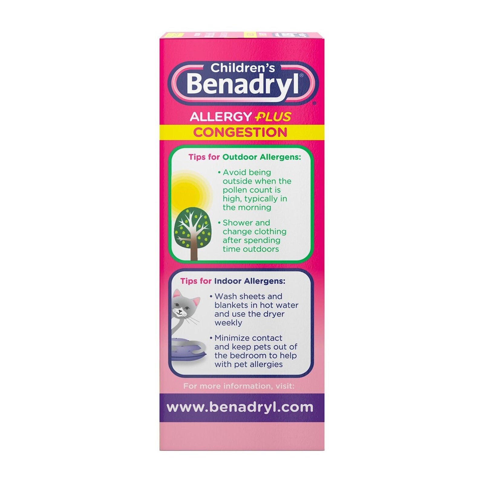 Children’s BENADRYL Allergy Plus Congestion Children's Allergy Relief