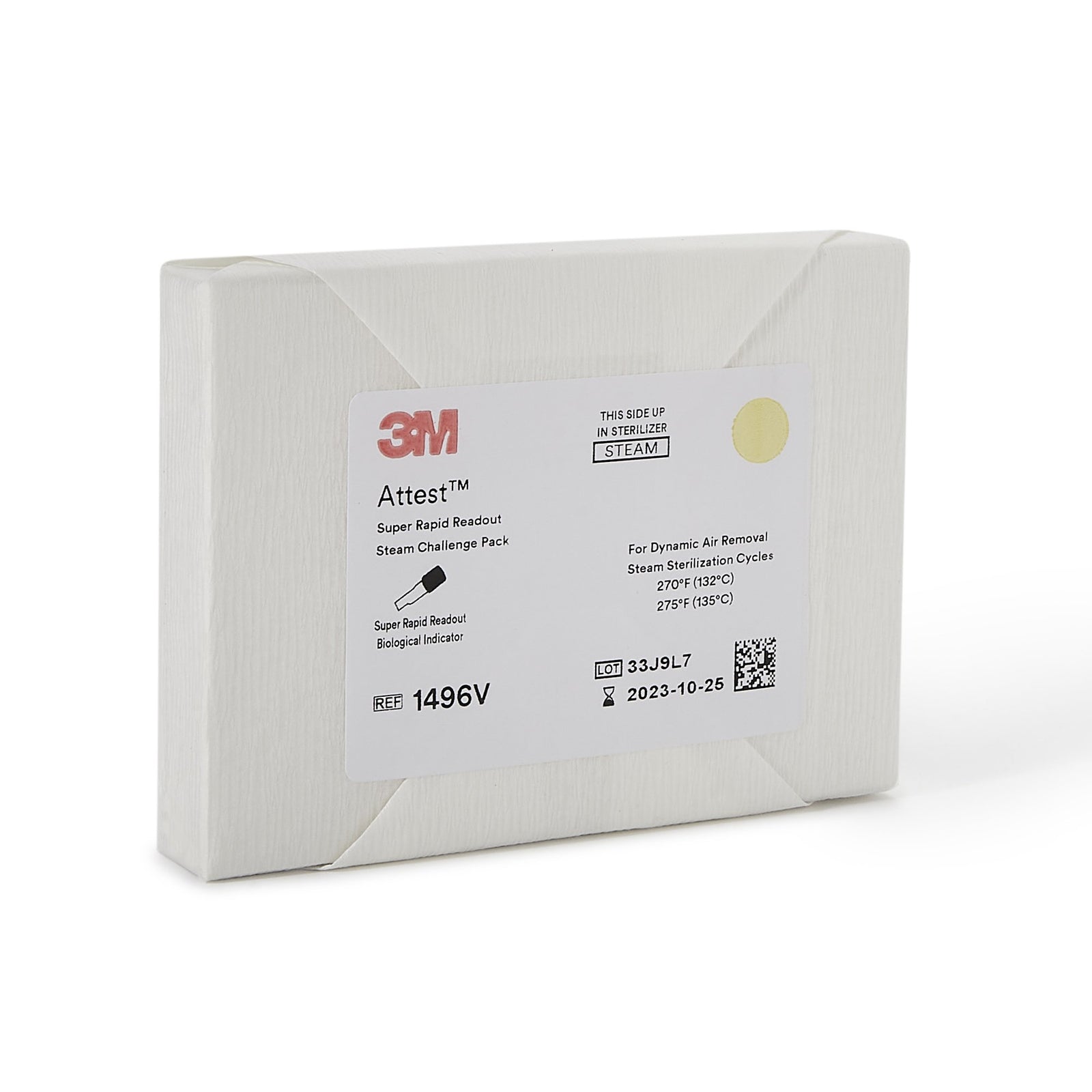 3M Attest Super Rapid Readout Sterilization Biological Indicator Challenge Pack