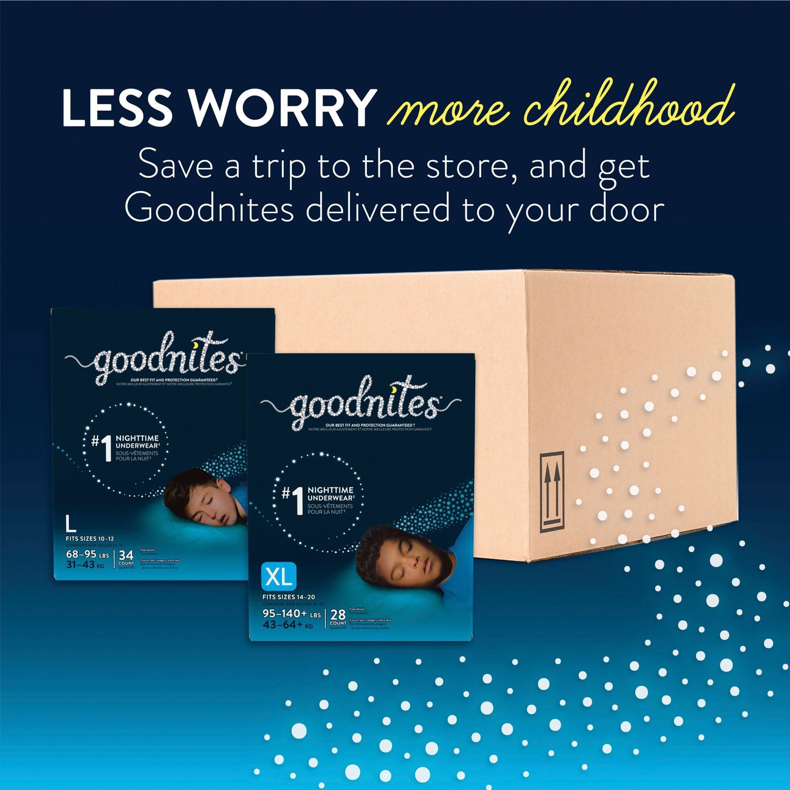 Goodnites Male Youth Absorbent Underwear