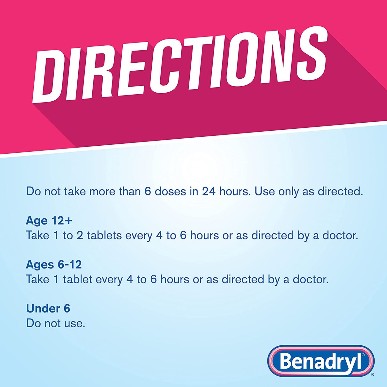Benadryl Allergy Antihistamine