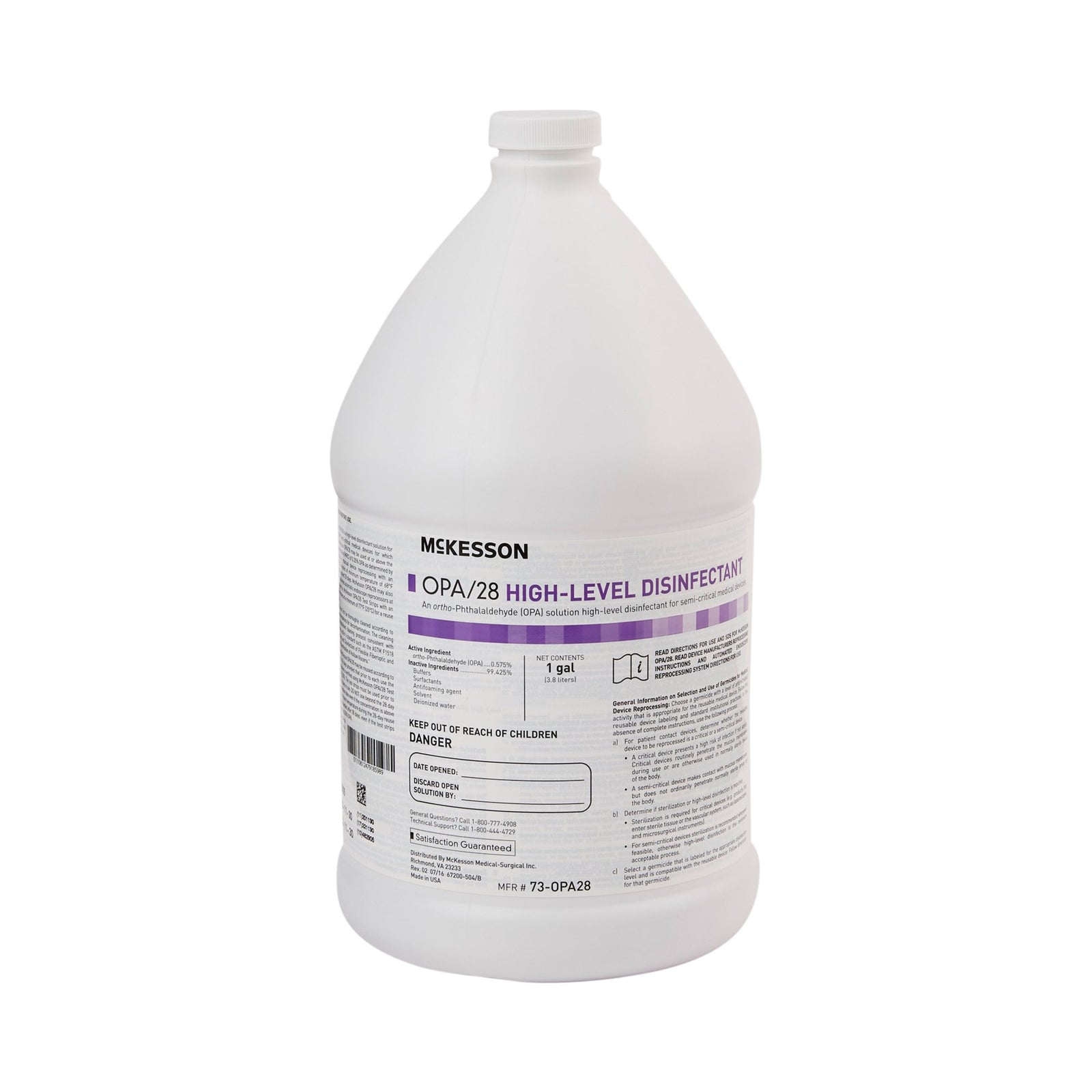 McKesson OPA/28 Opa High-Level Disinfectant