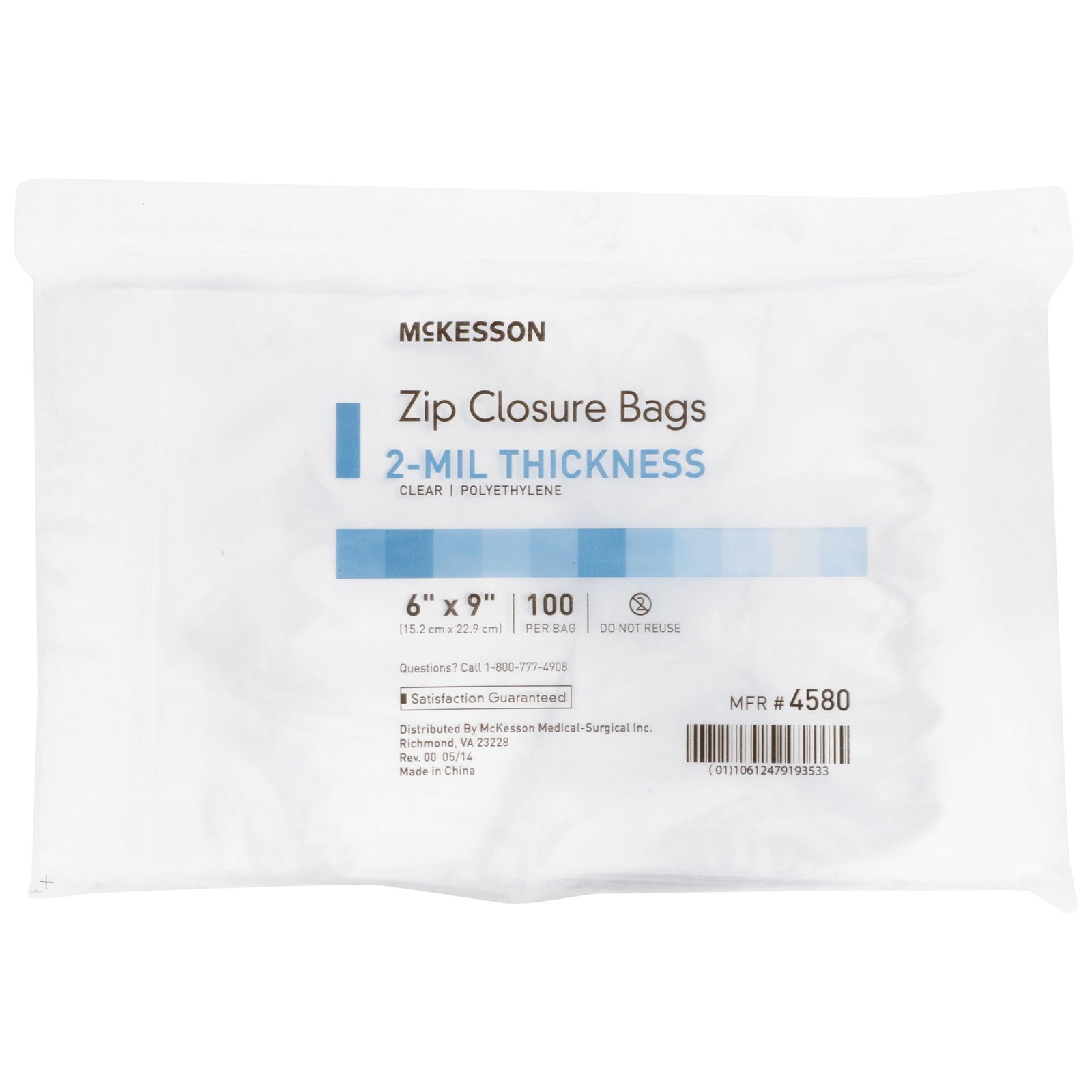 McKesson Reclosable Bag