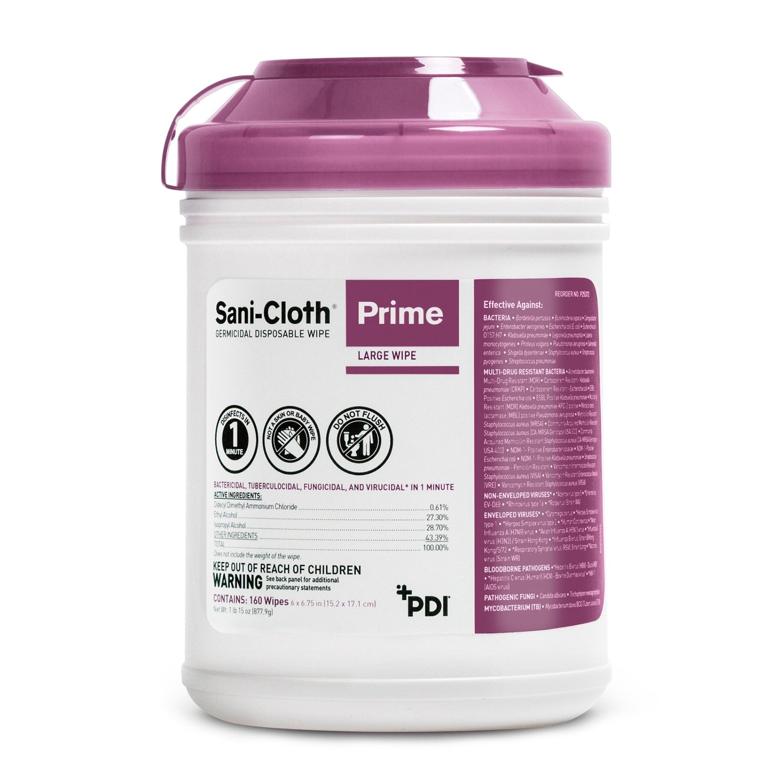 Sani-Cloth Prime Germicidal Disposable Wipe