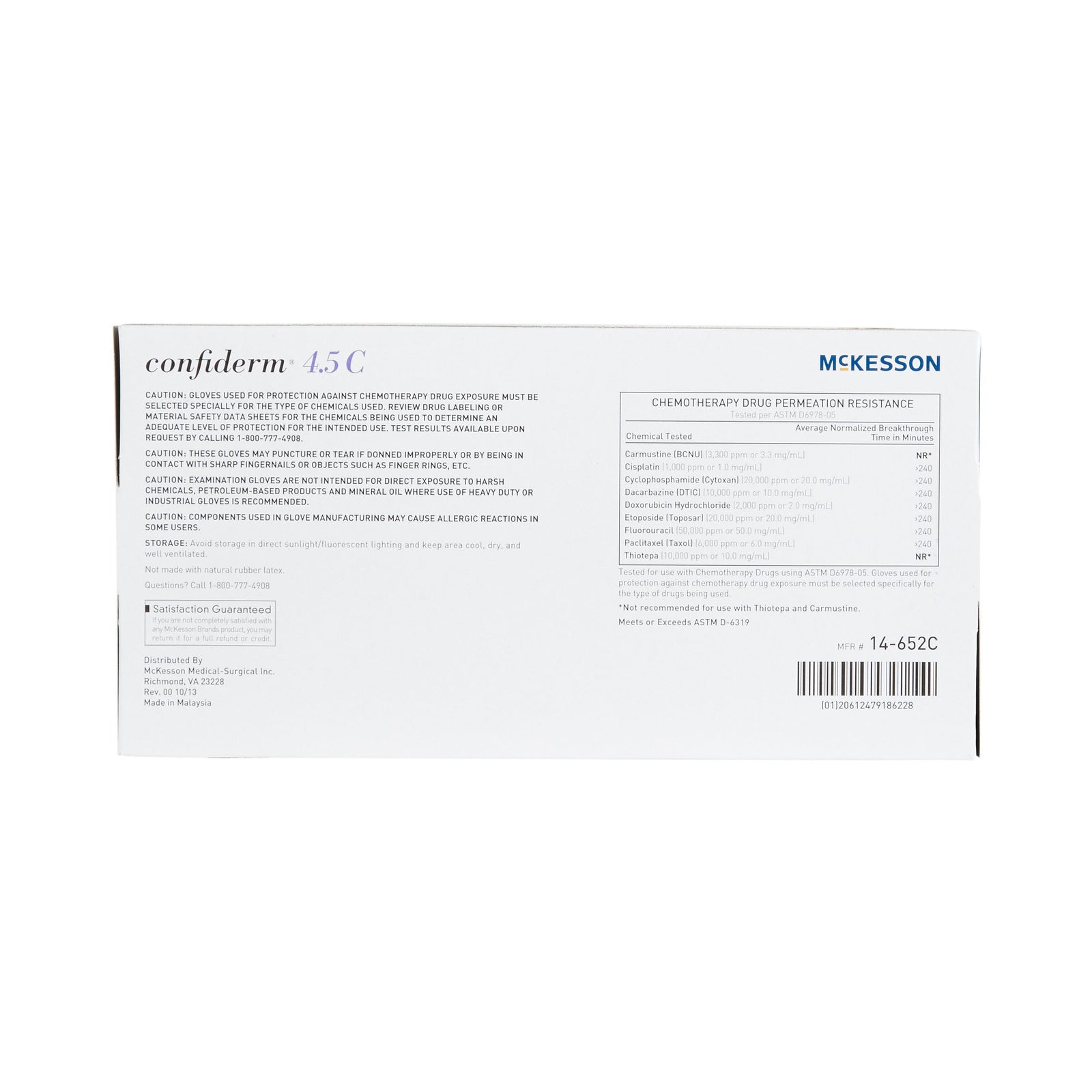 McKesson Confiderm 4.5C Nitrile Exam Glove