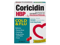 Coricidin HBP Cold & Flu Cold And Cough Relief