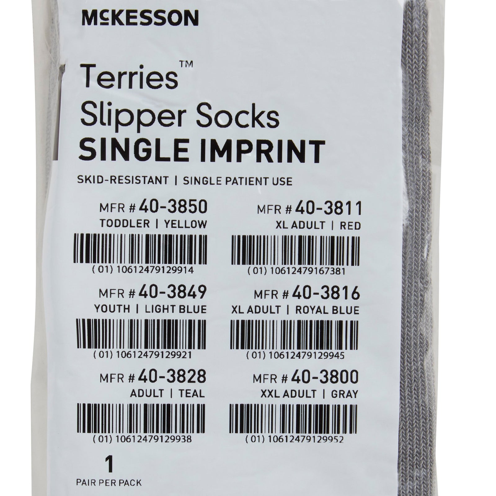 McKesson Terries Slipper Socks