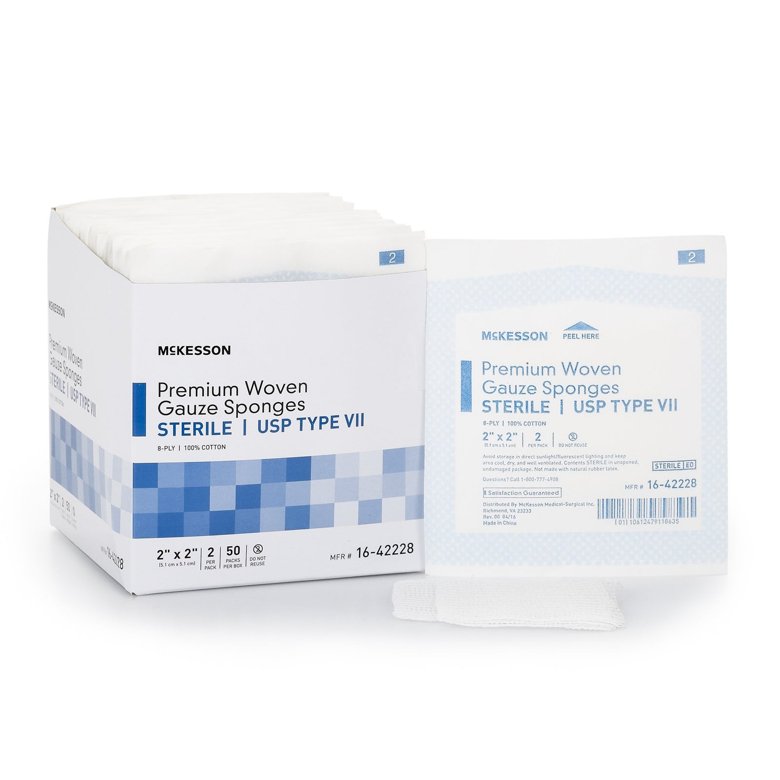 McKesson NonSterile USP Type VII Gauze Sponge