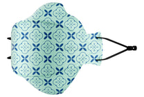 3D KN95 PRO Adjustable Earloops / Aqua Bloom / Regular