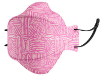 3D KN95 PRO Adjustable Earloops / Maze Berry / Regular