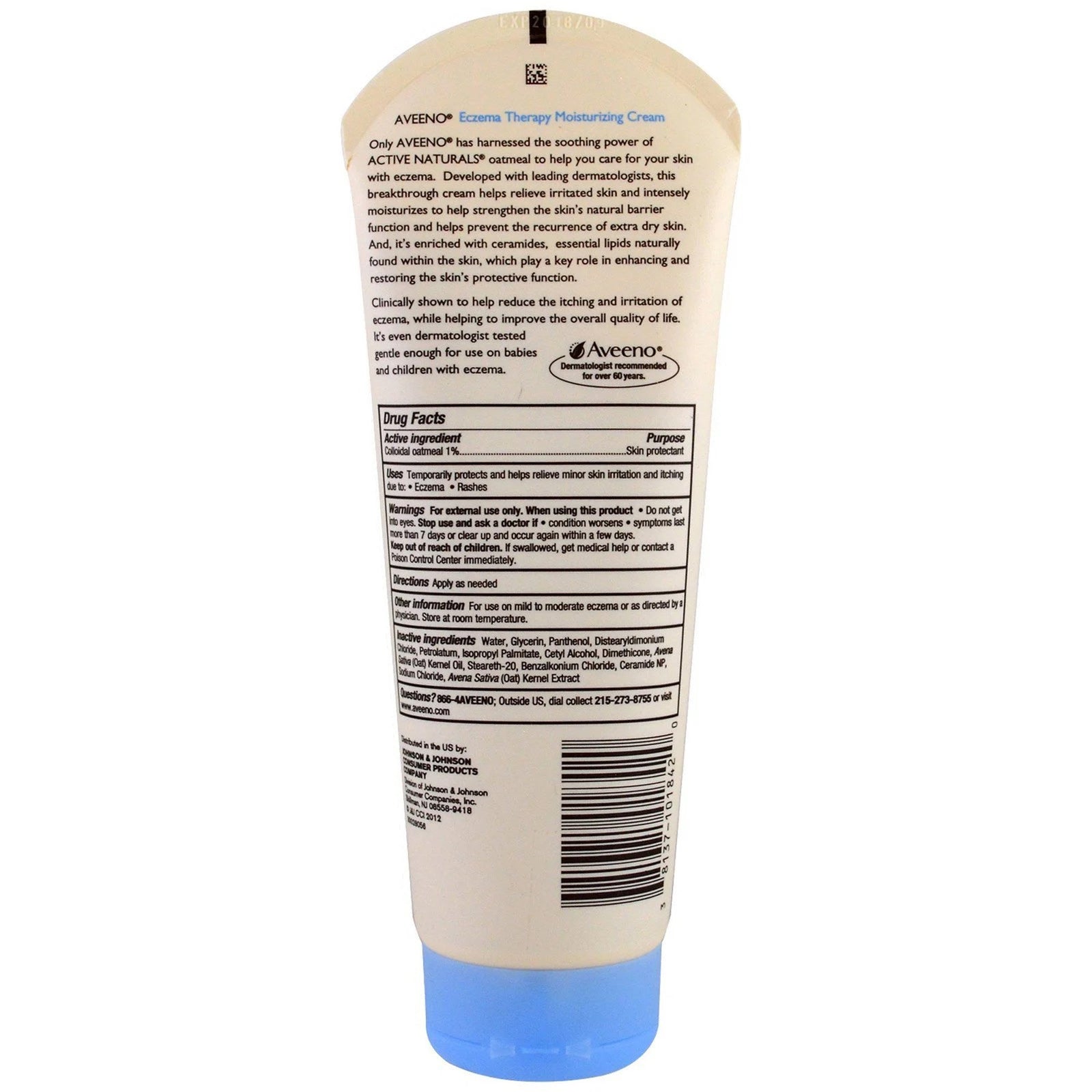 Aveeno Active Naturals Eczema Therapy Hand And Body Moisturizer