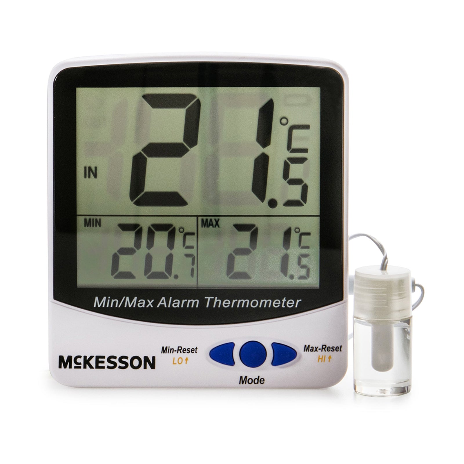 McKesson Digital Refrigerator / Freezer Thermometer With Alarm