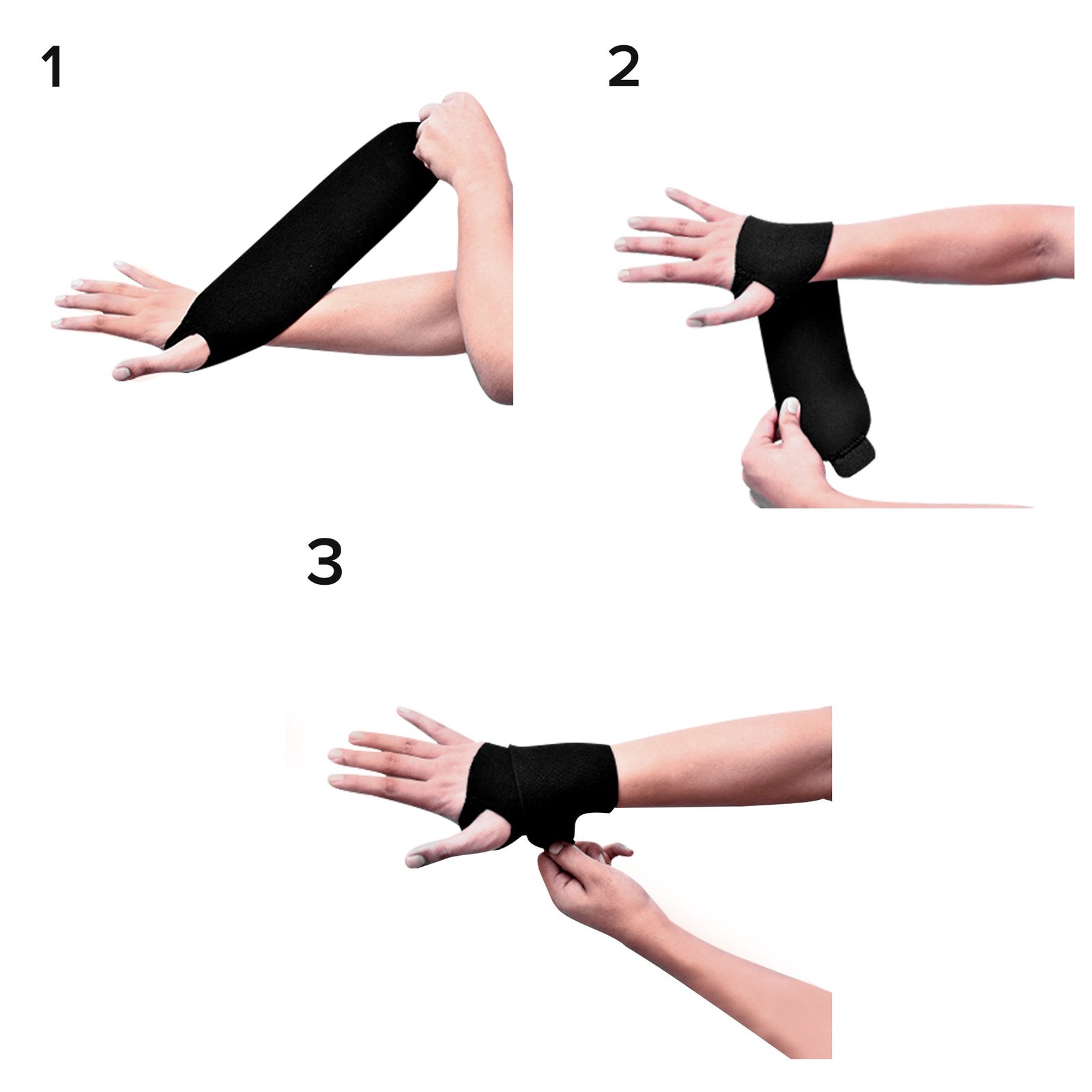 3M Futuro Adult Sport Wrist Support, Wraparound, Adjustable, Black, 4-1/2" to 9-1/2" One Size Fits Most, 12/Case