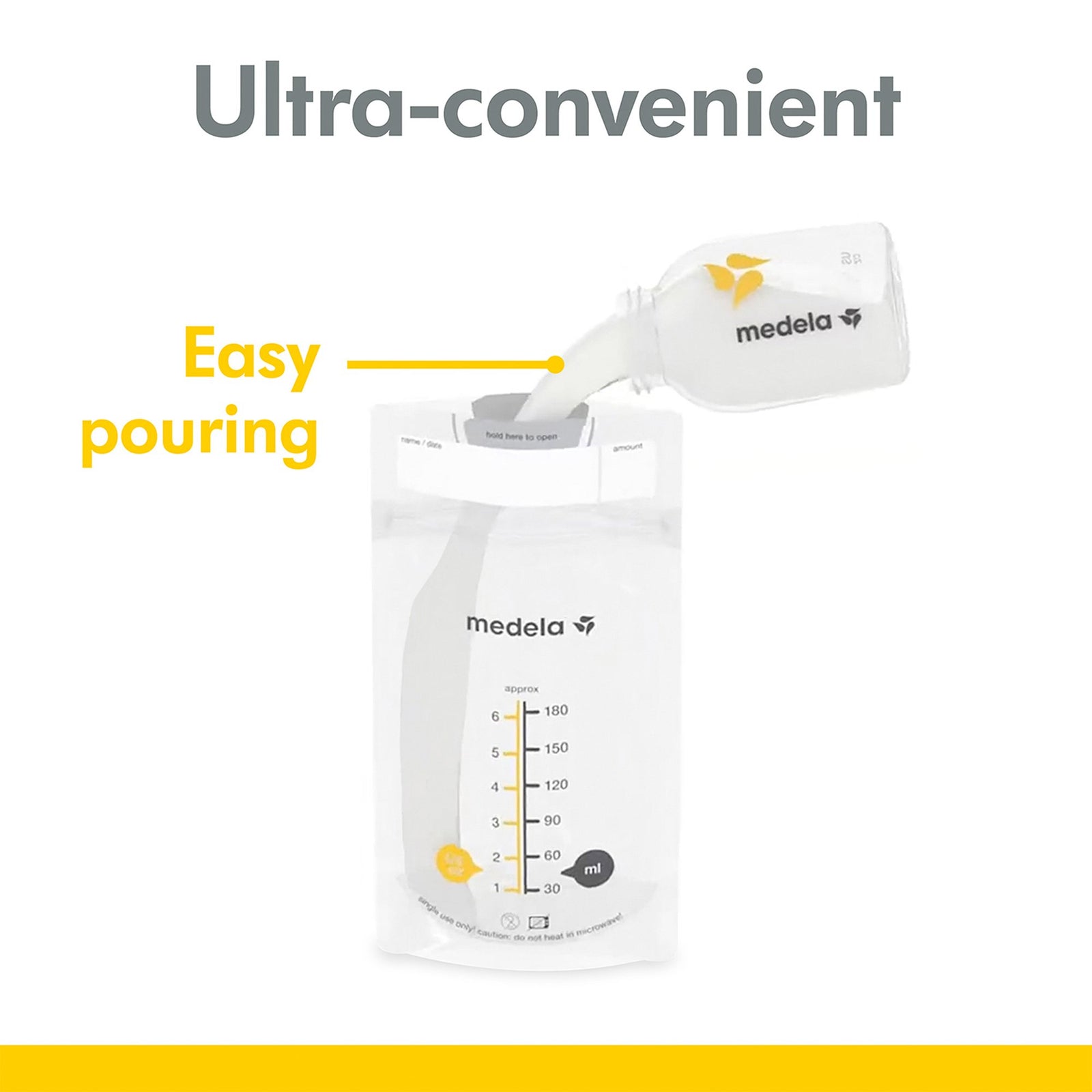 Breast Milk Storage Bag 6 Oz