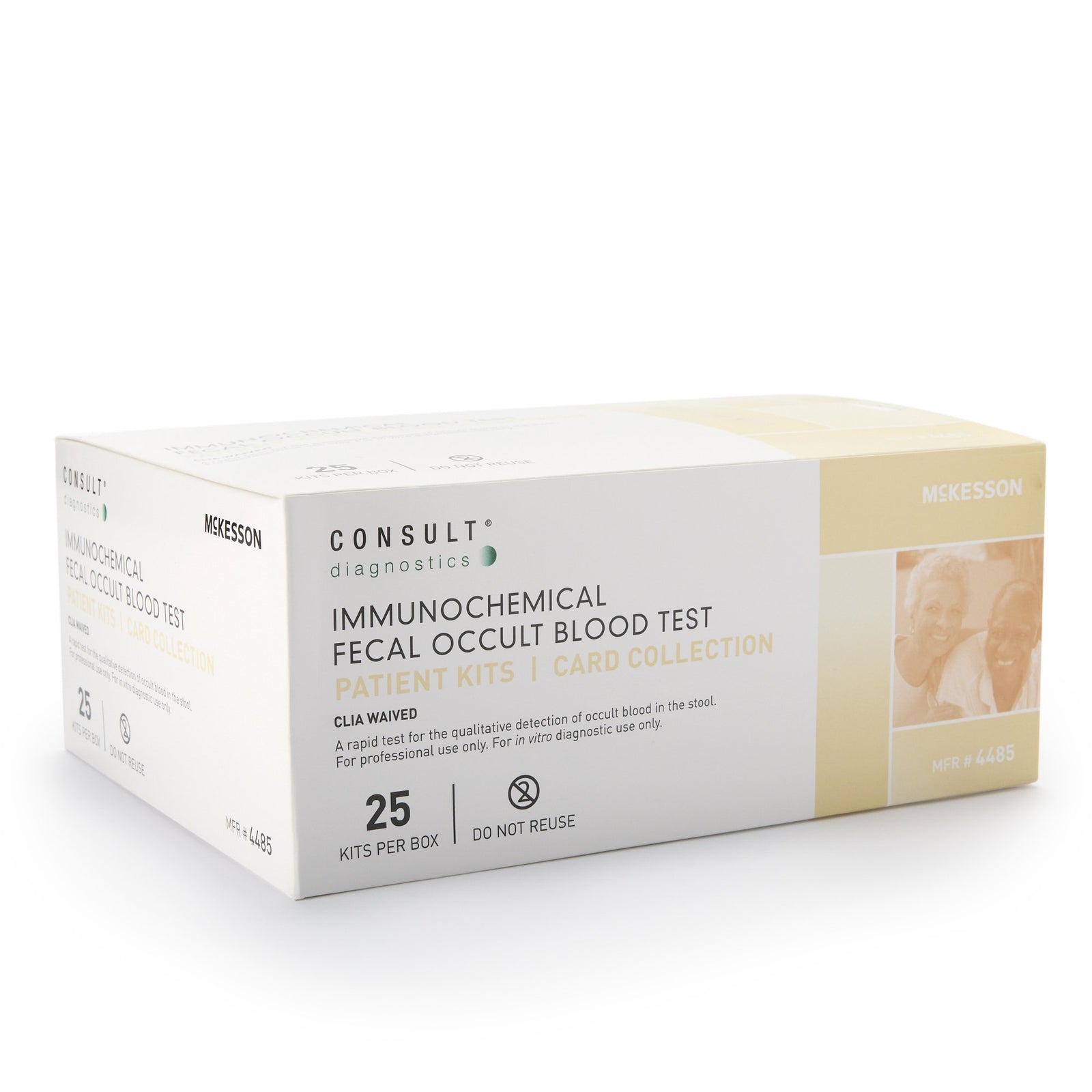 McKesson Consult Fecal Occult Blood (iFOB or FIT) Colorectal Cancer Screening Test Kit